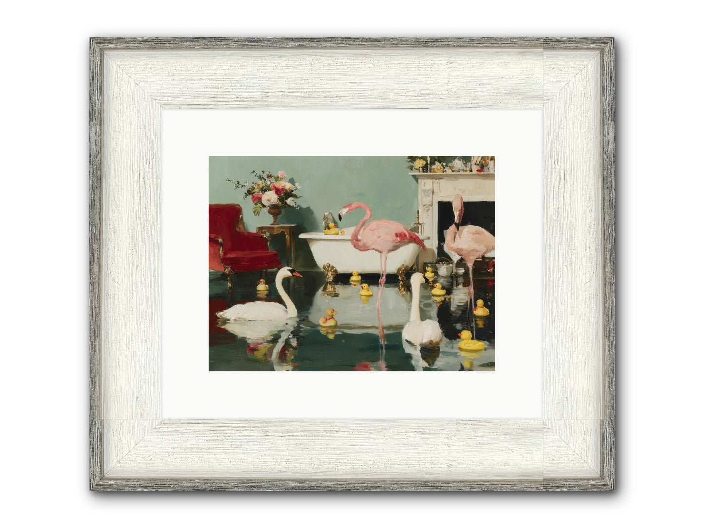 The Myth Of The Orchard Sisters Framed Print - Driftwood White 12x9