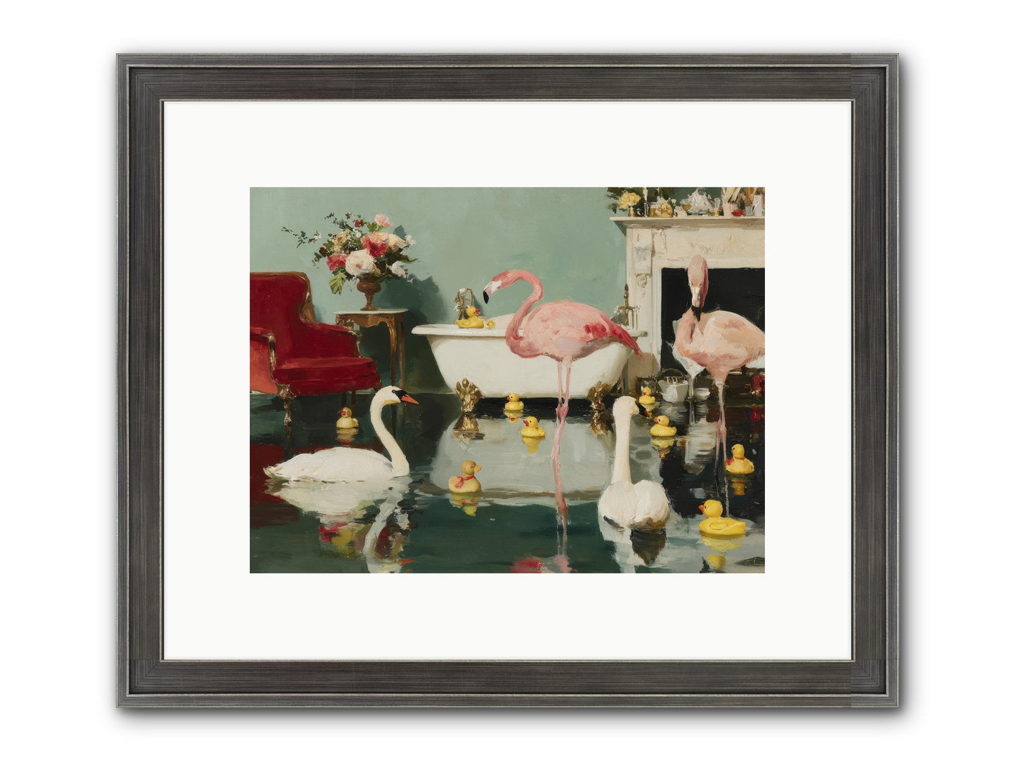 The Myth Of The Orchard Sisters Framed Print - Slimwoods Black/Silver 12x9