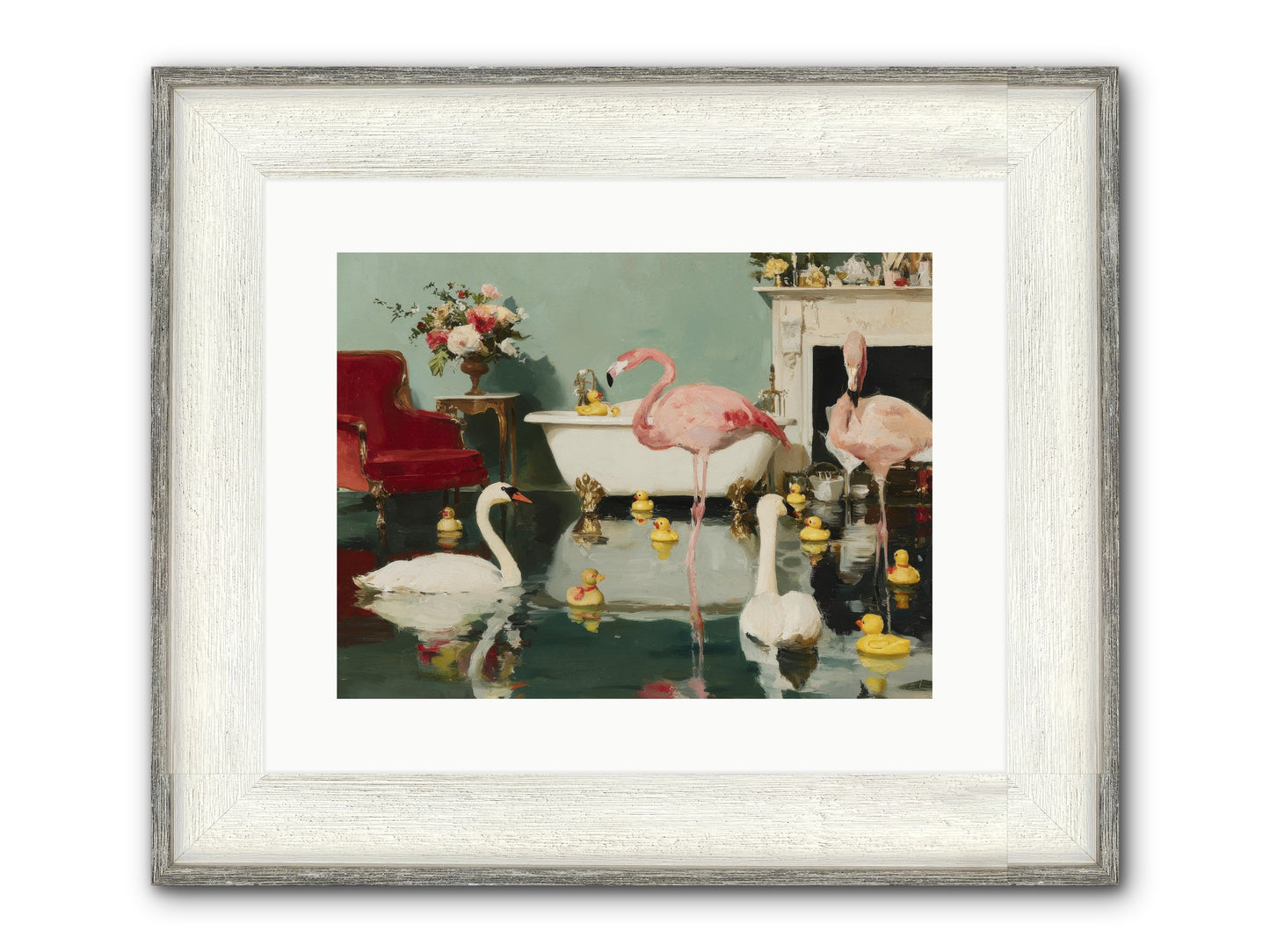 The Myth Of The Orchard Sisters Framed Print - Driftwood White 16x12