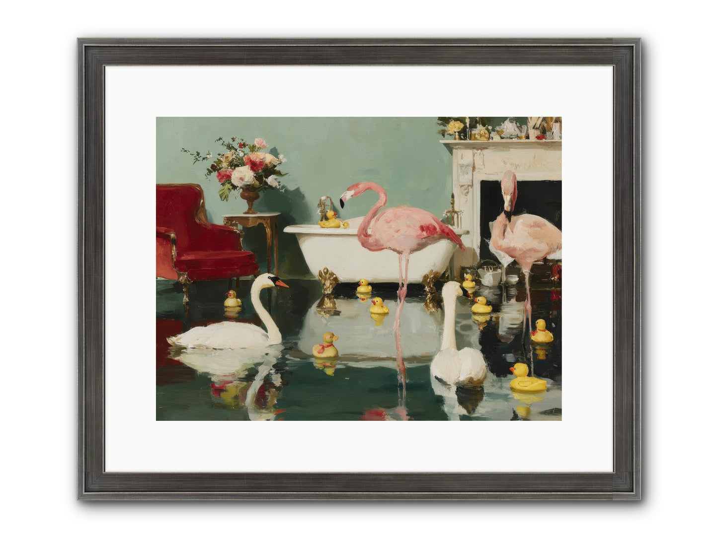 The Myth Of The Orchard Sisters Framed Print - Slimwoods Black/Silver 16x12