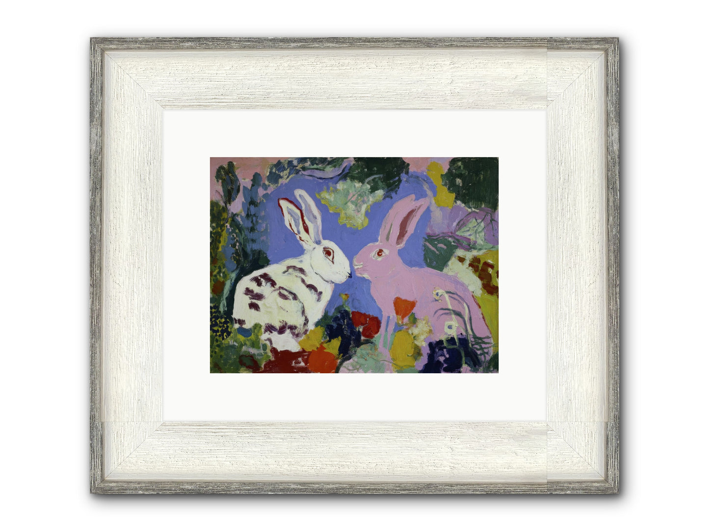The Negotiation Of Spring Framed Print - Driftwood White 12x9