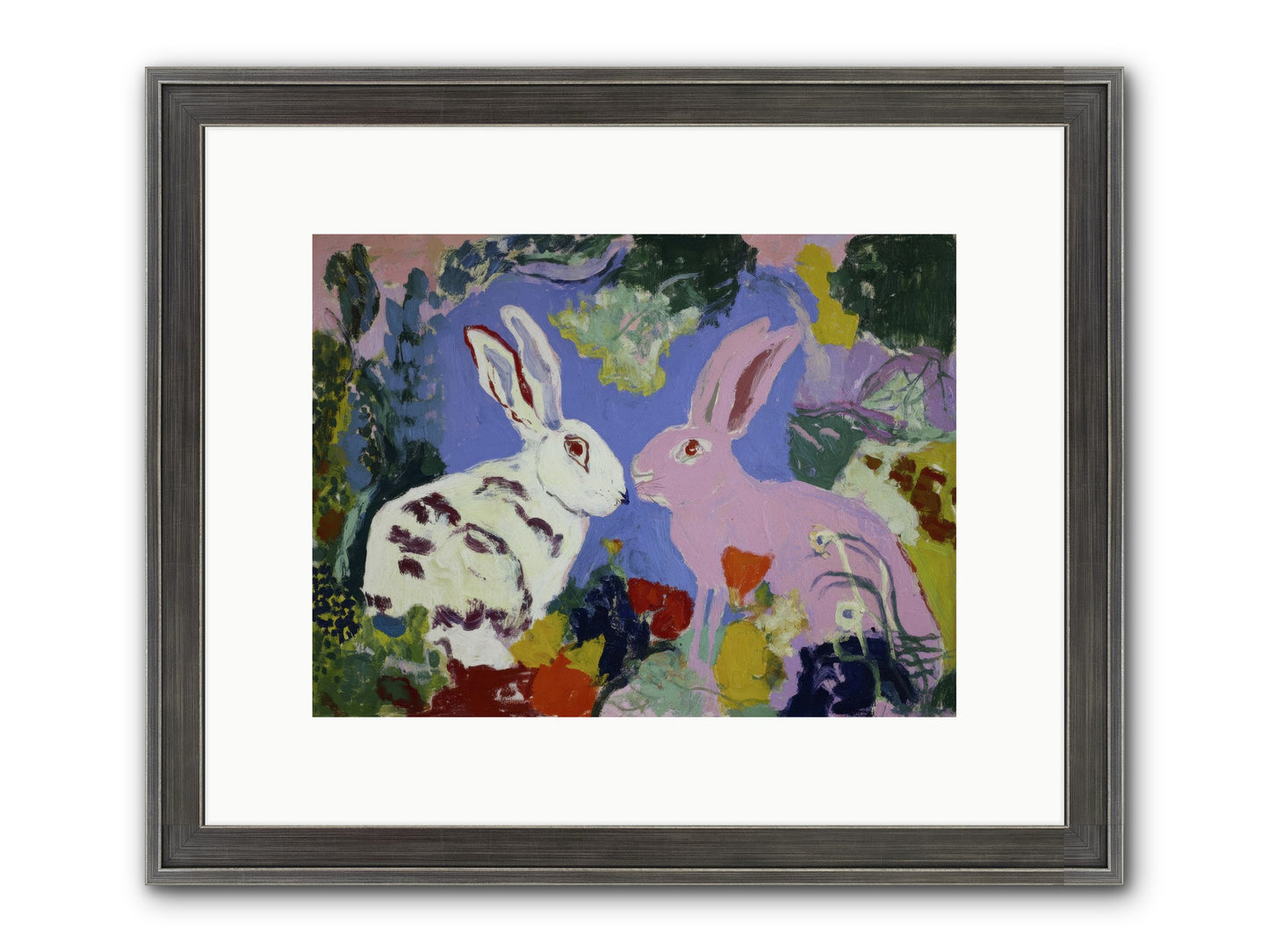 The Negotiation Of Spring Framed Print - Slimwoods Black/Silver 12x9