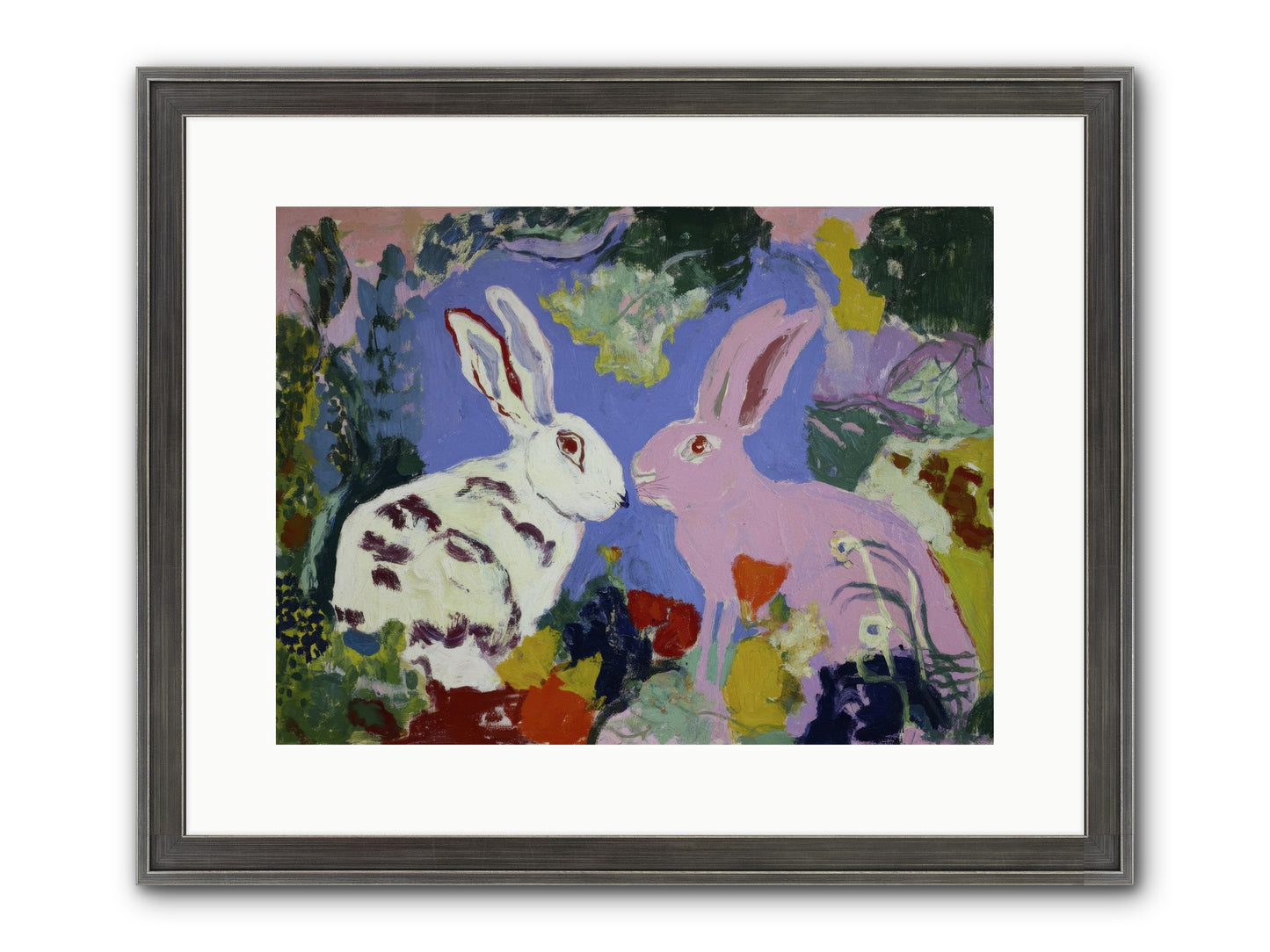 The Negotiation Of Spring Framed Print - Slimwoods Black/Silver 16x12