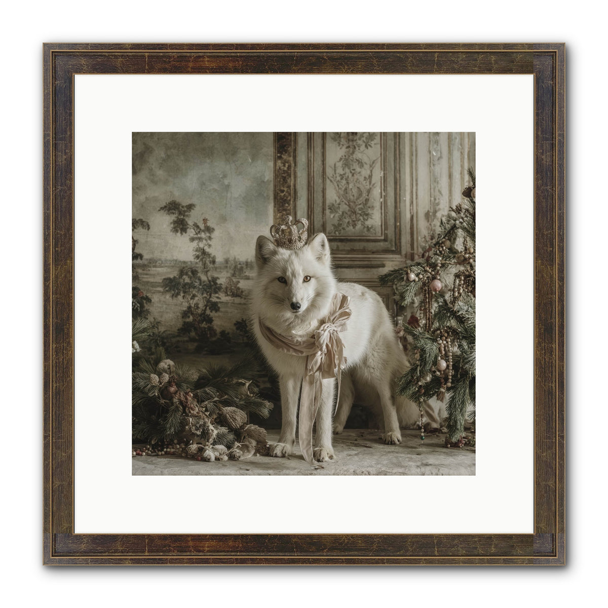 The Night Everything Shimmers Framed Print - Slimwoods Black/Gold 12x12