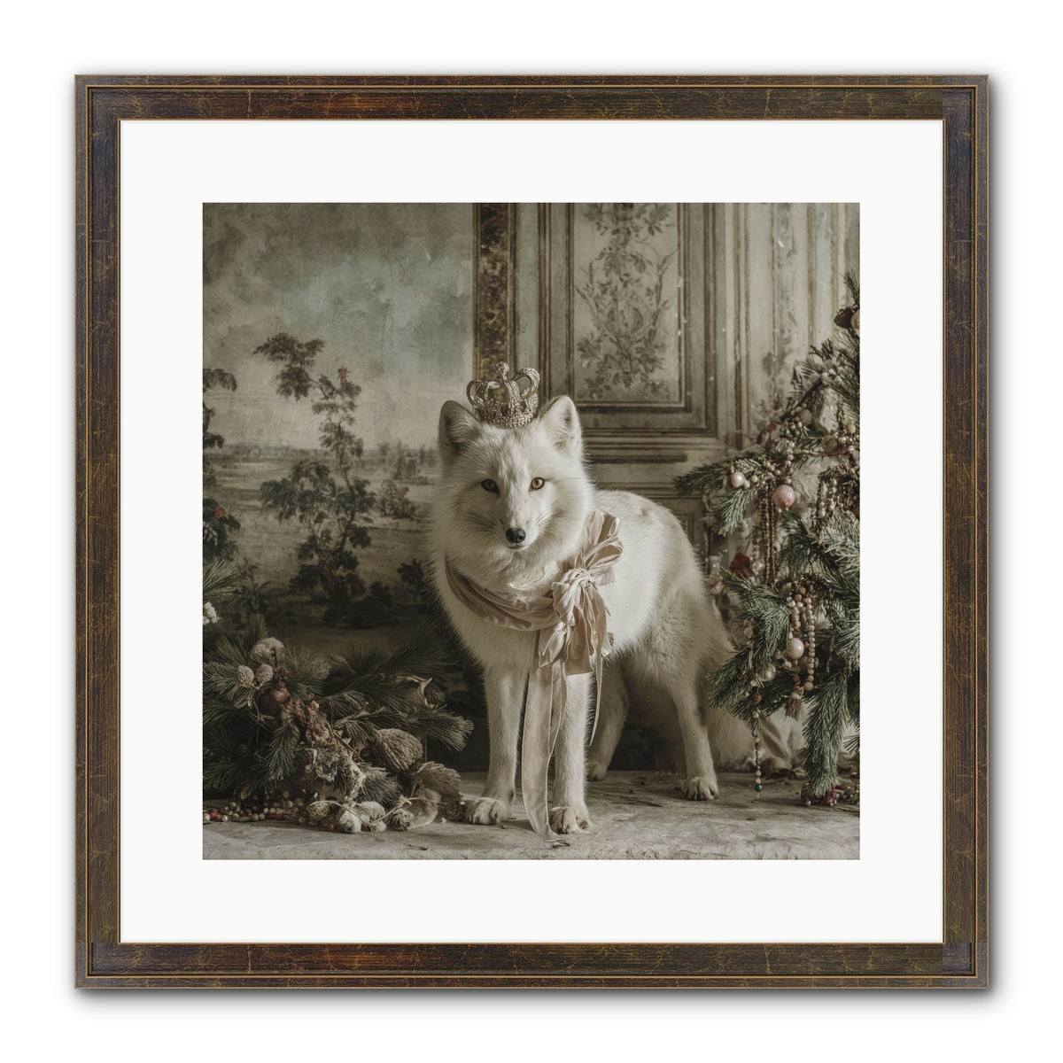 The Night Everything Shimmers Framed Print - Slimwoods Black/Gold 16x16