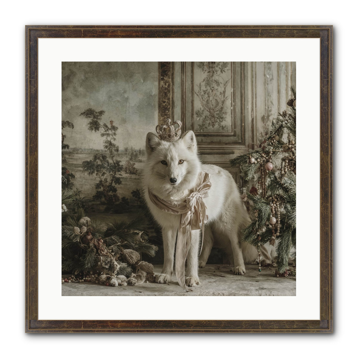 The Night Everything Shimmers Framed Print - Slimwoods Black/Gold 20x20
