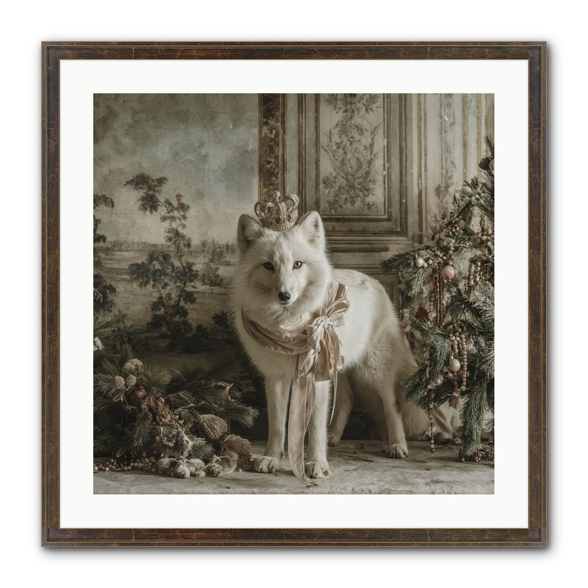 The Night Everything Shimmers Framed Print - Slimwoods Black/Gold 24x24