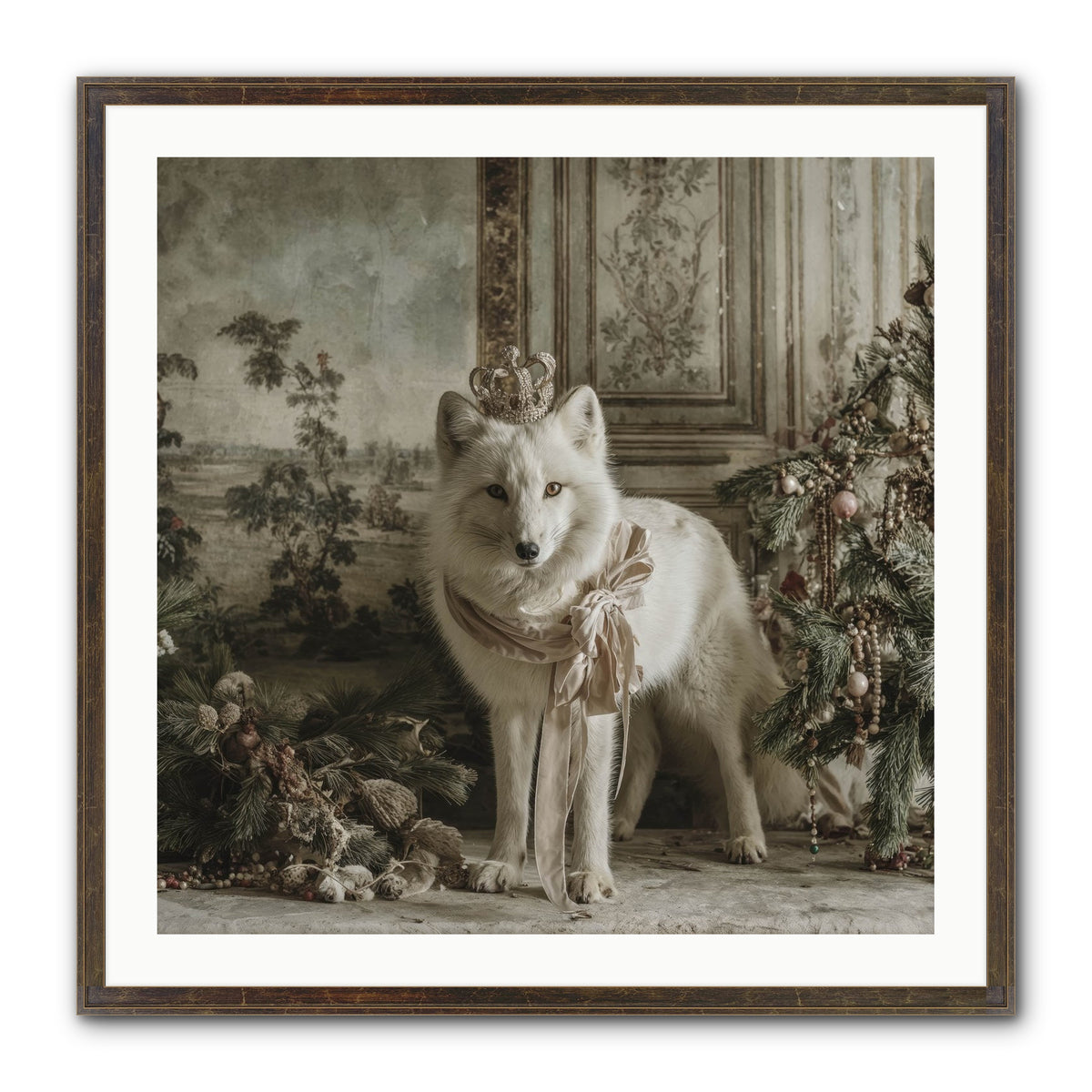 The Night Everything Shimmers Framed Print - Slimwoods Black/Gold 30x30
