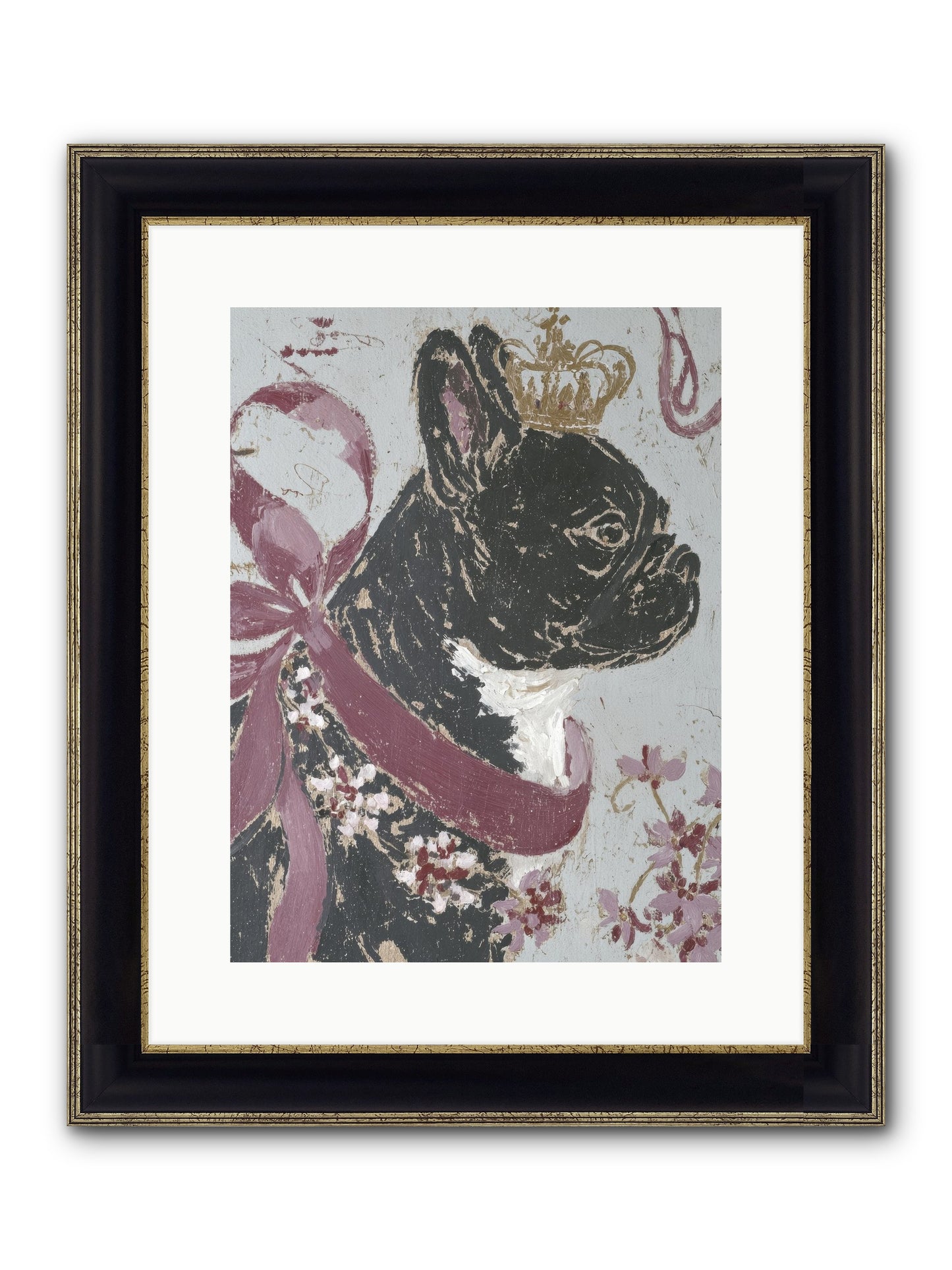 The Night Orchard Club Framed Print - Black & Gold 12x16