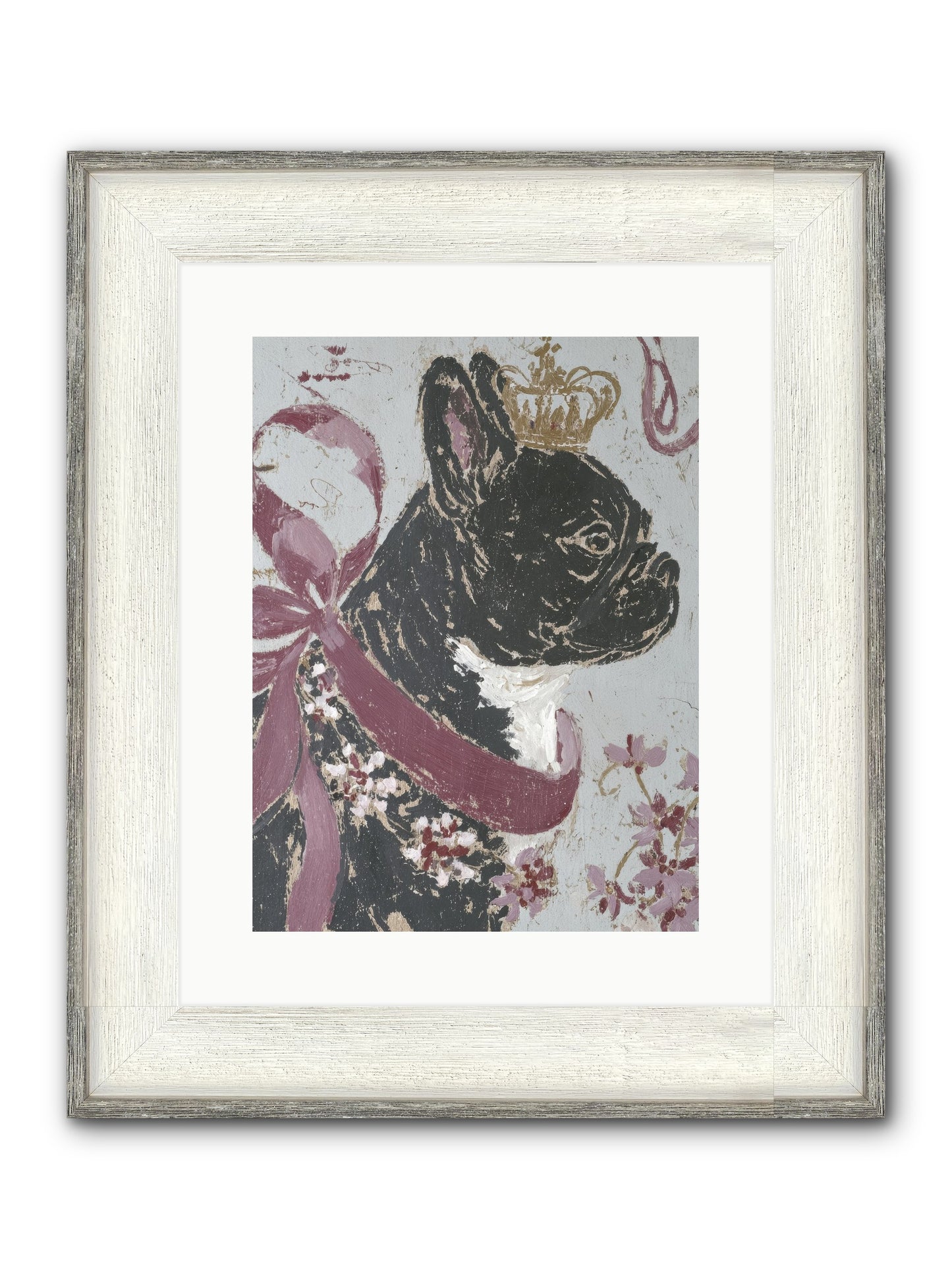 The Night Orchard Club Framed Print - Driftwood White 12x16