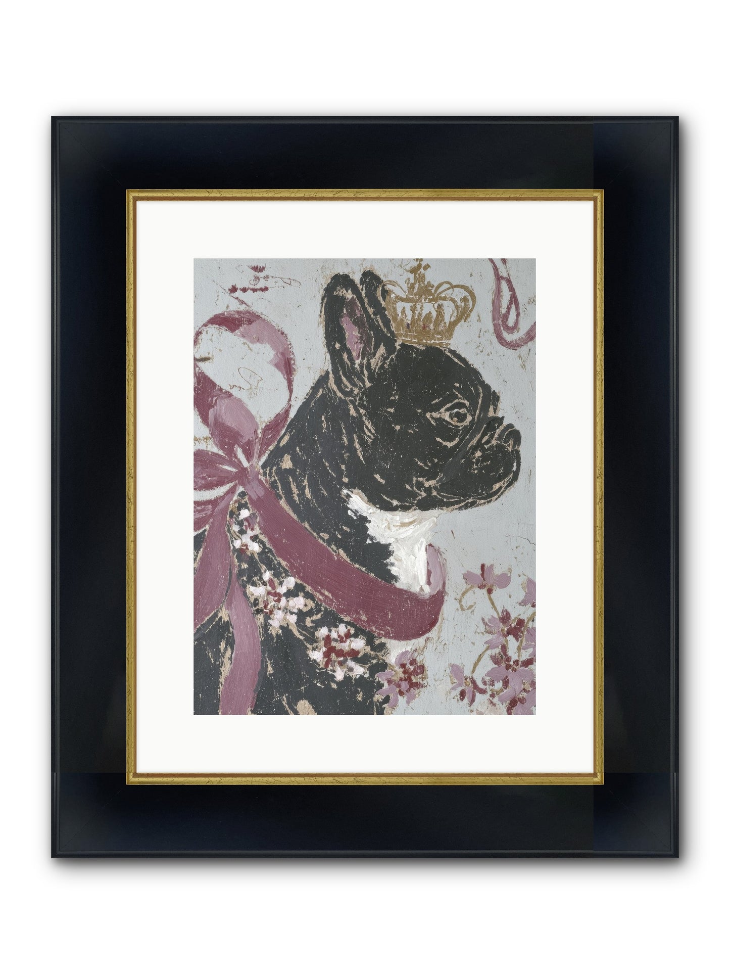 The Night Orchard Club Framed Print - Wide Black w/Gold 12x16