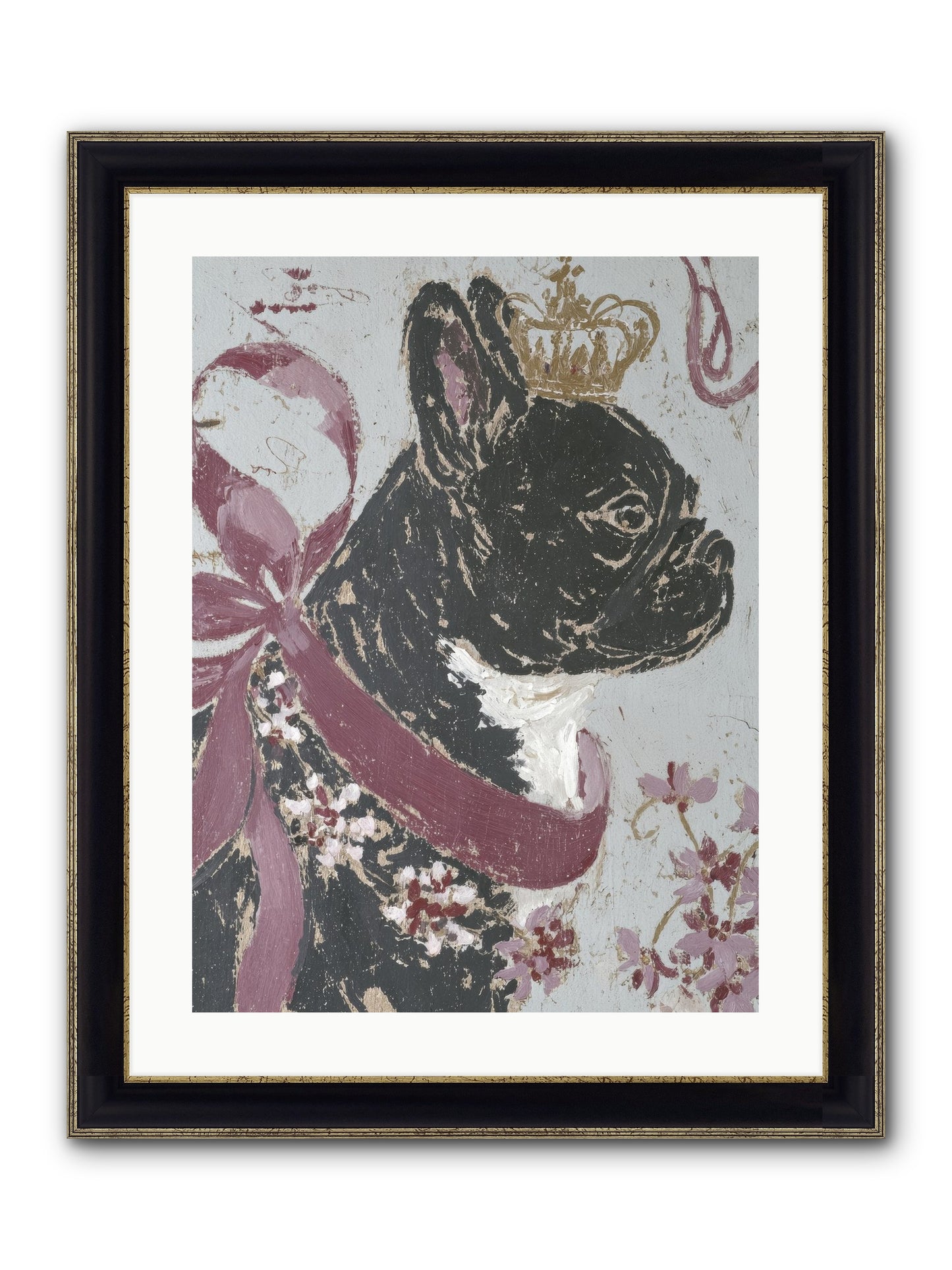 The Night Orchard Club Framed Print - Black & Gold 18x24