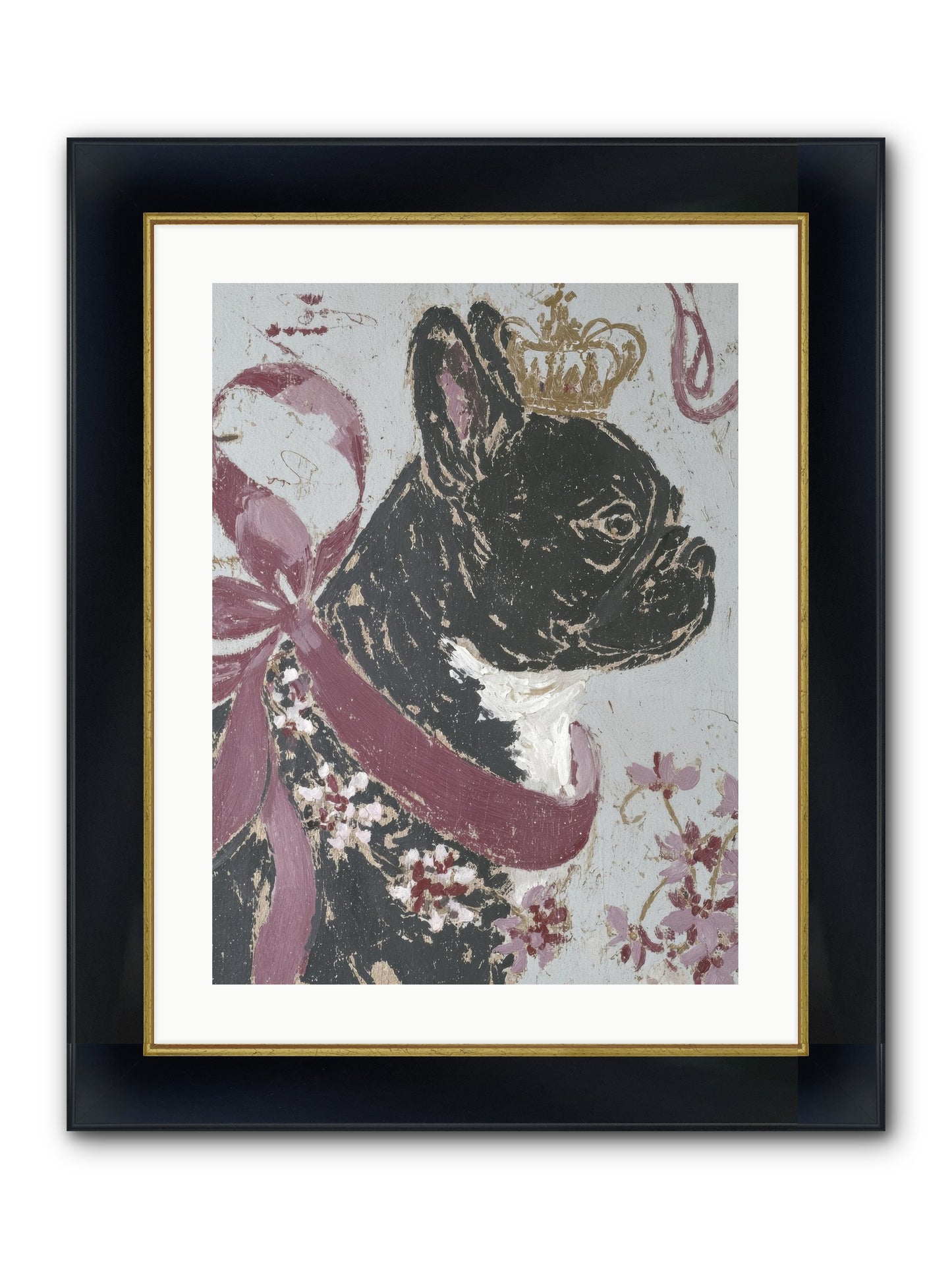 The Night Orchard Club Framed Print - Wide Black w/Gold 18x24