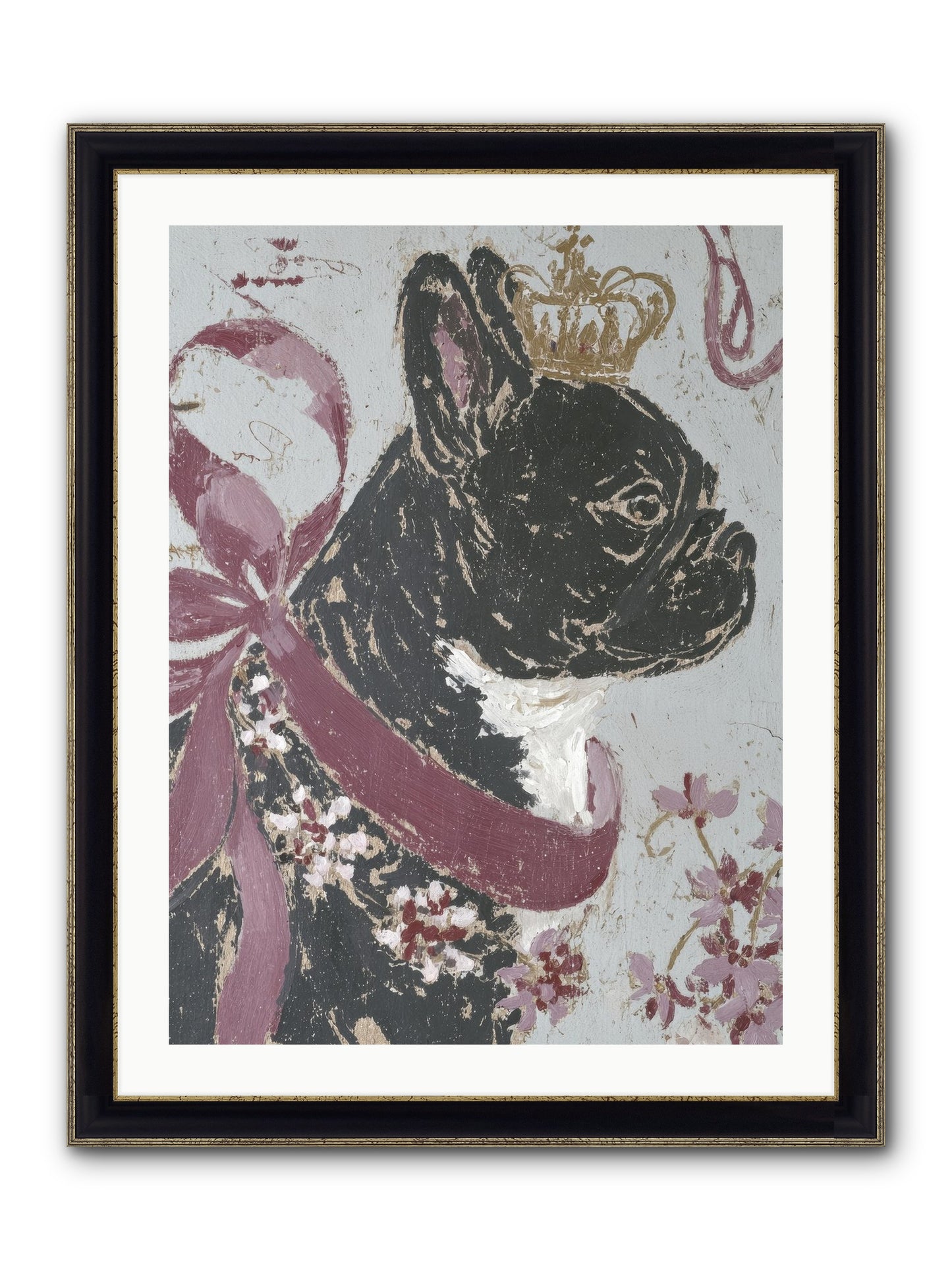 The Night Orchard Club Framed Print - Black & Gold 24x32