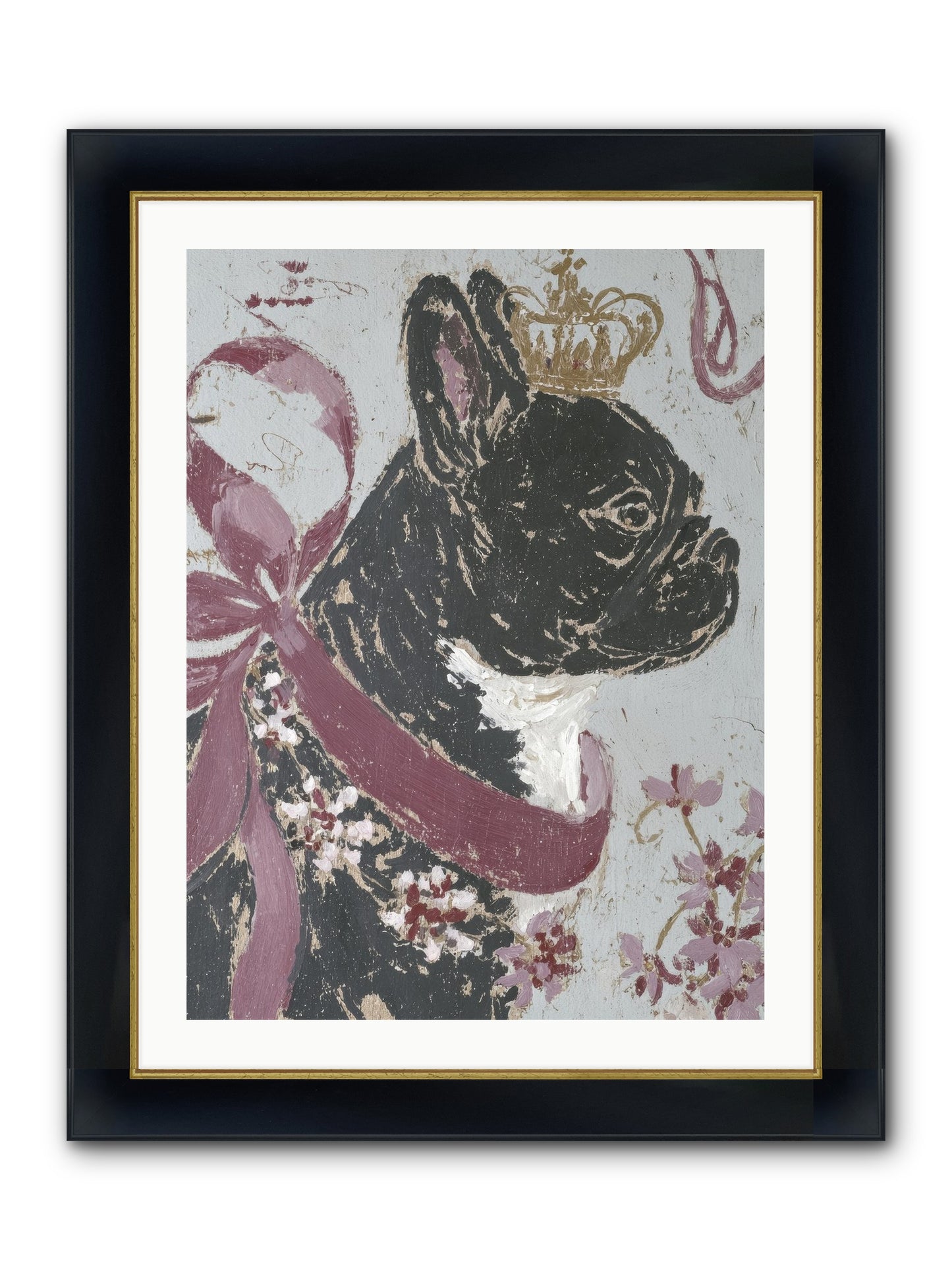The Night Orchard Club Framed Print - Wide Black w/Gold 24x32