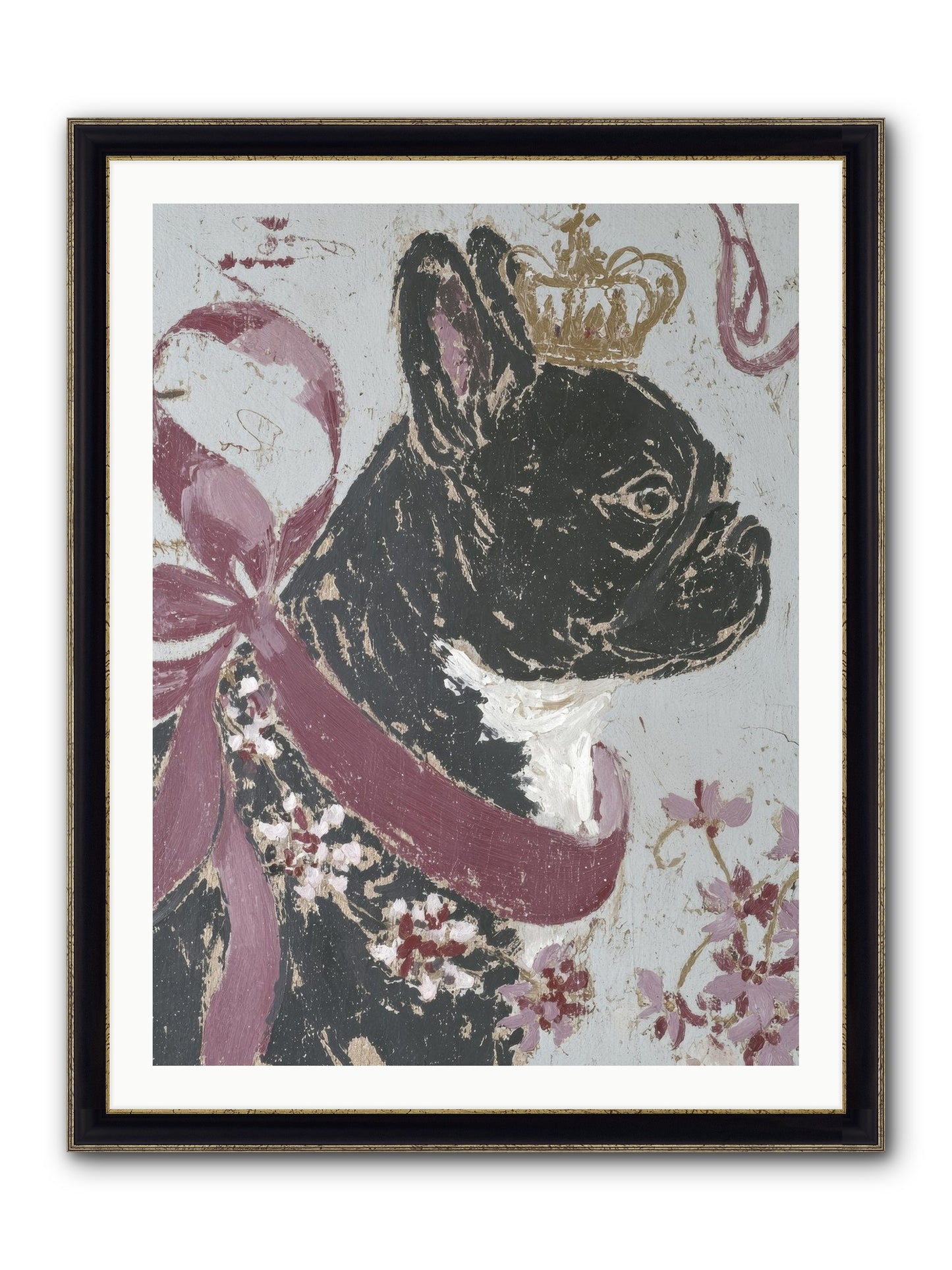 The Night Orchard Club Framed Print - Black & Gold 30x40