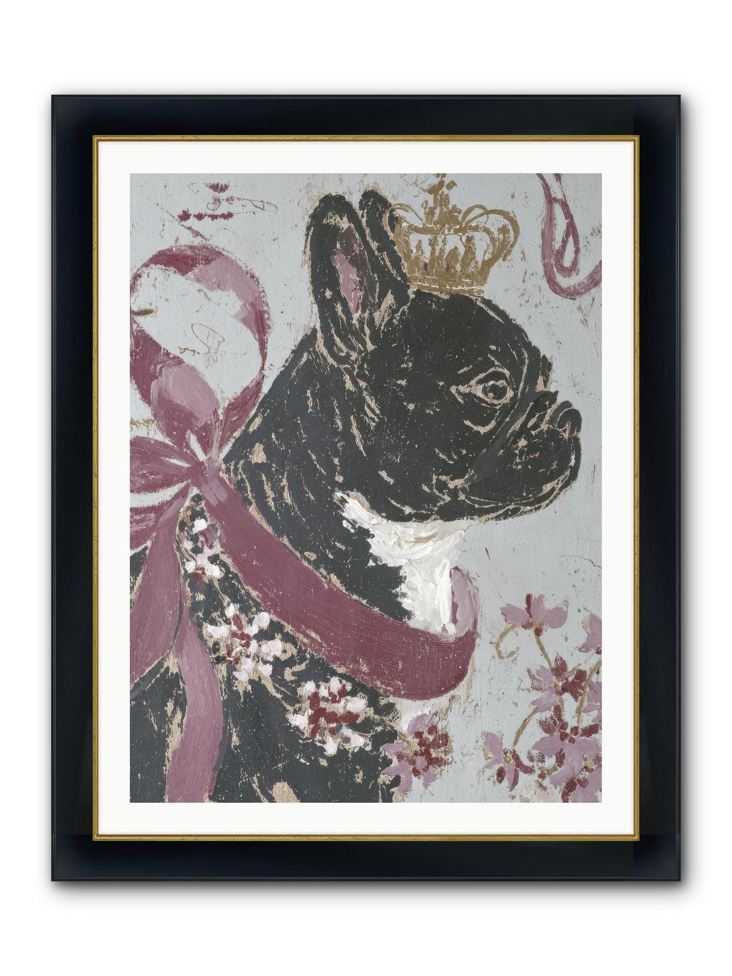 The Night Orchard Club Framed Print - Wide Black w/Gold 30x40