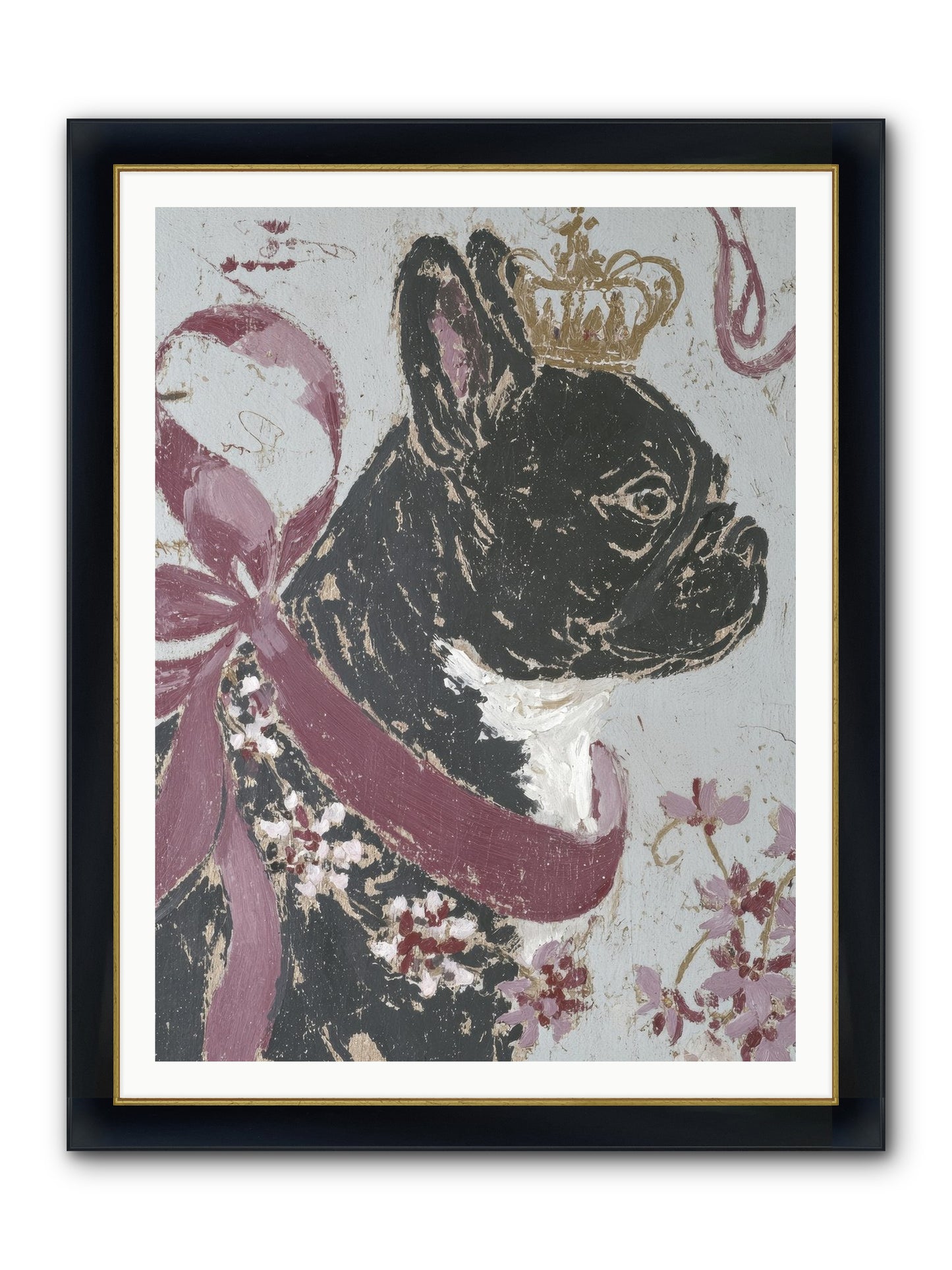 The Night Orchard Club Framed Print - Wide Black w/Gold 36x48