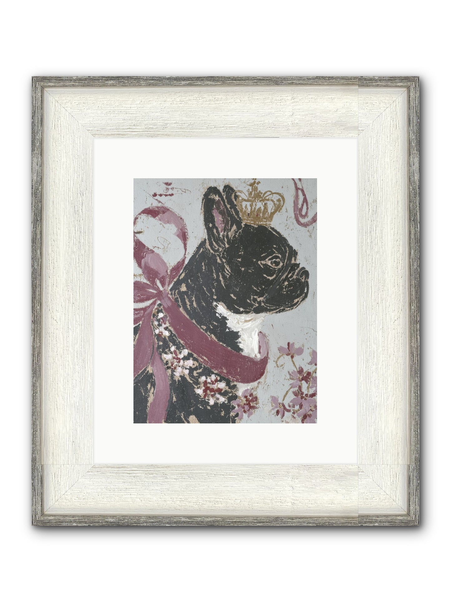 The Night Orchard Club Framed Print - Driftwood White 9x12