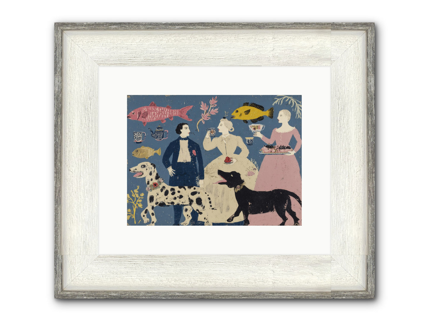 The Night They Did Everything At Once Framed Print - Driftwood White 12x9