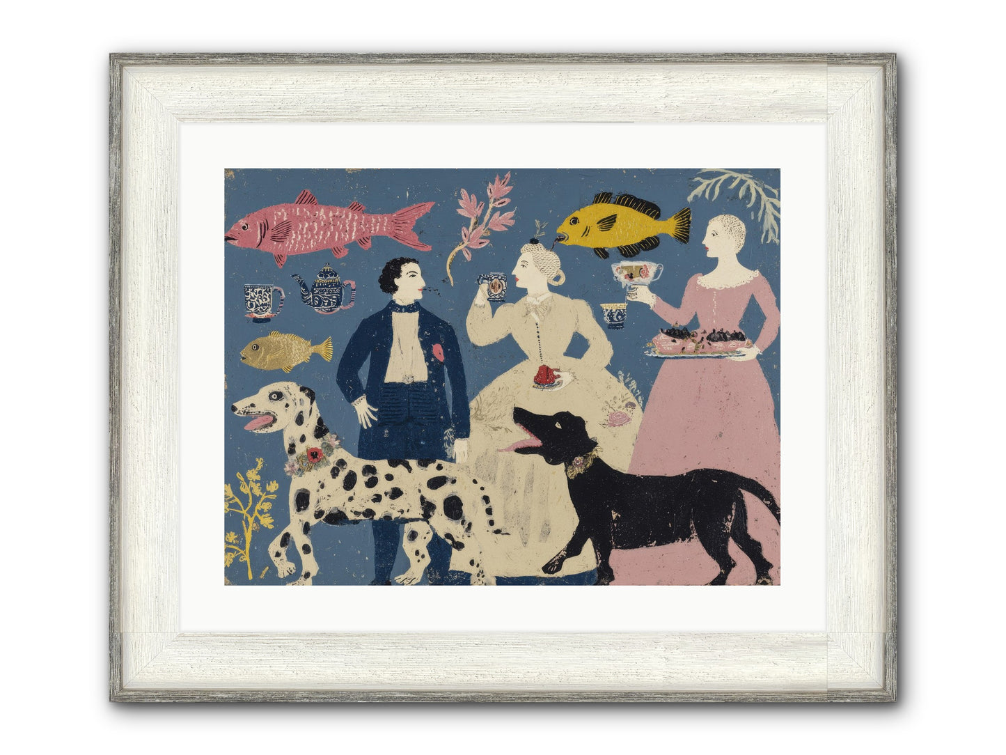 The Night They Did Everything At Once Framed Print - Driftwood White 24x18