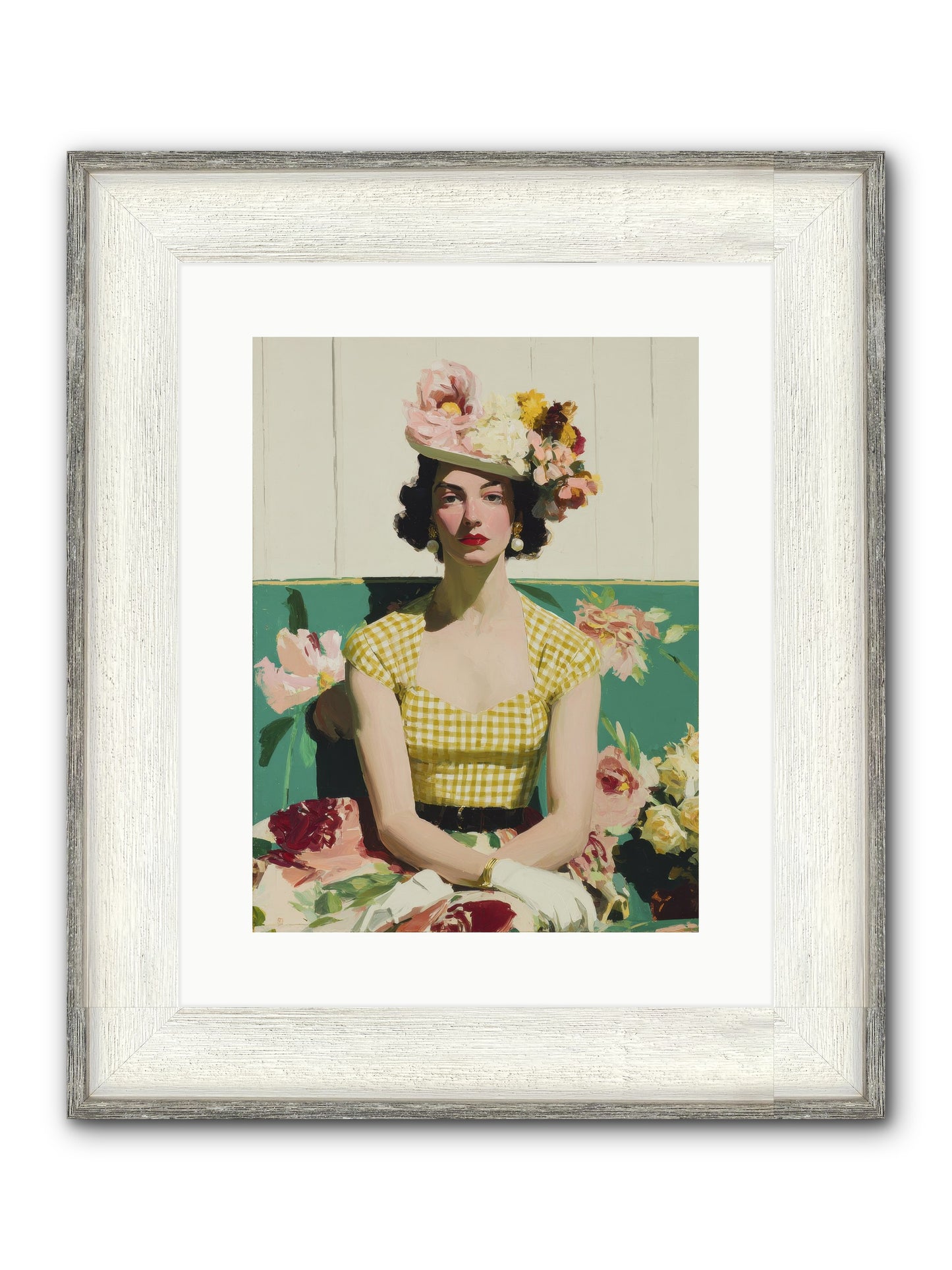 The One Who Commanded Spring Framed Print - Driftwood White 12x16