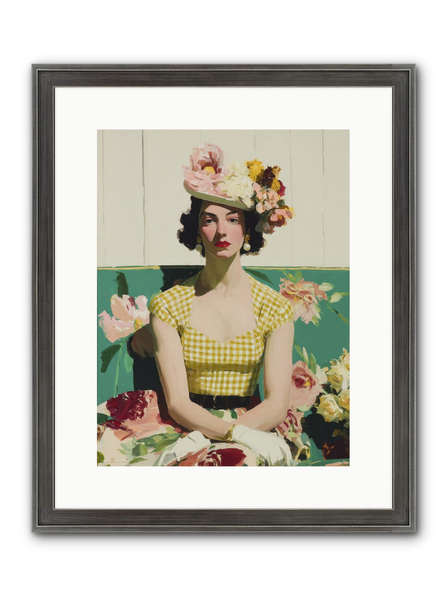 The One Who Commanded Spring Framed Print - Slimwoods Black/Silver 12x16