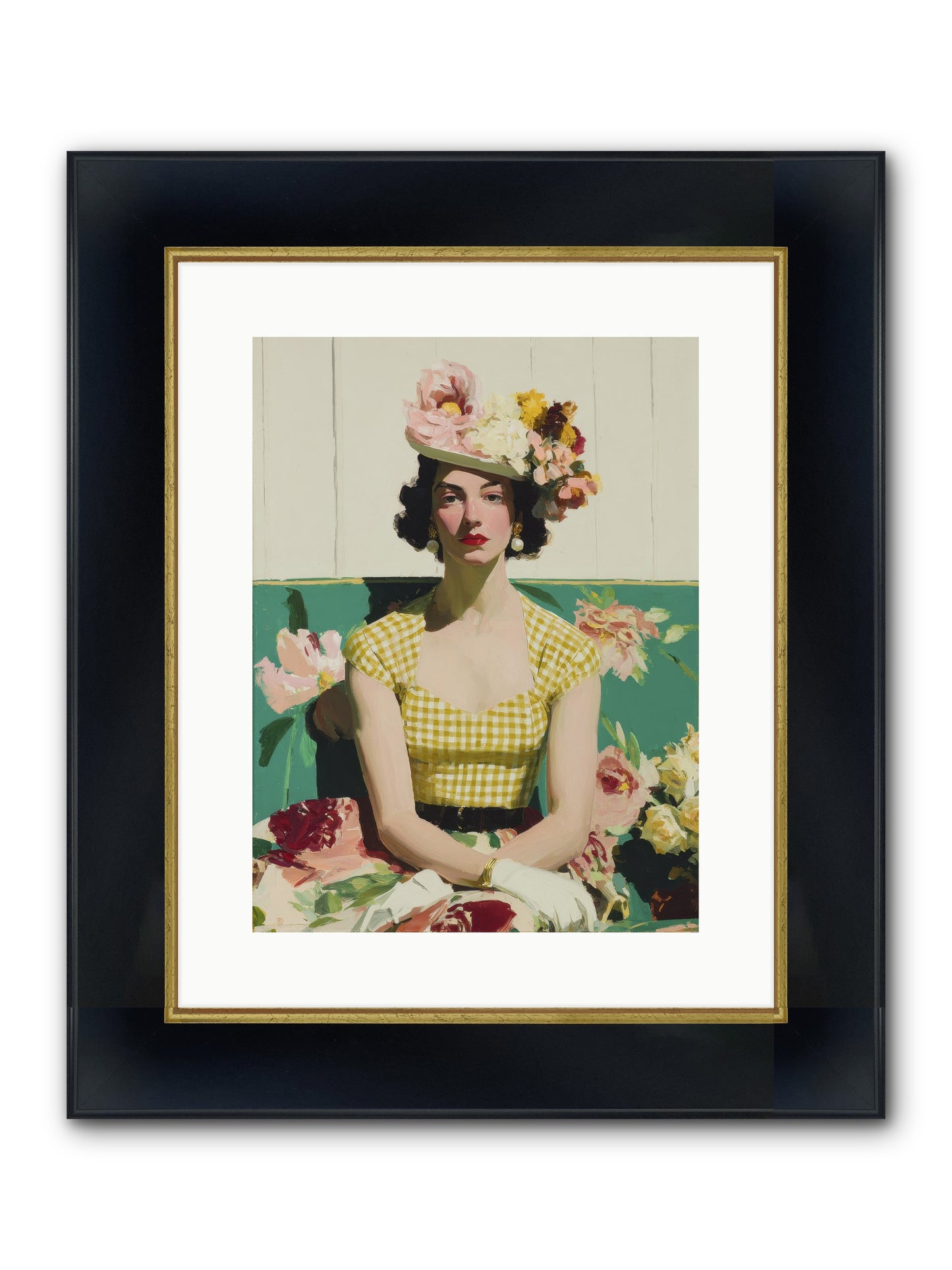 The One Who Commanded Spring Framed Print - Wide Black w/Gold 12x16