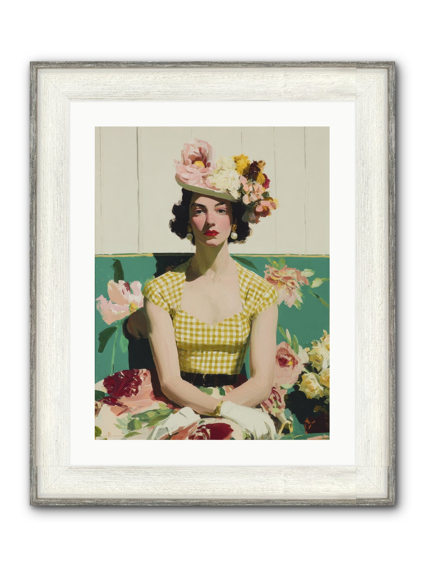 The One Who Commanded Spring Framed Print - Driftwood White 18x24
