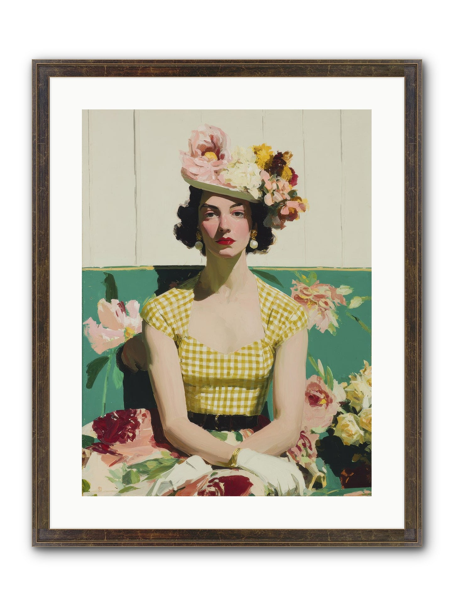 The One Who Commanded Spring Framed Print - Slimwoods Black/Gold 18x24