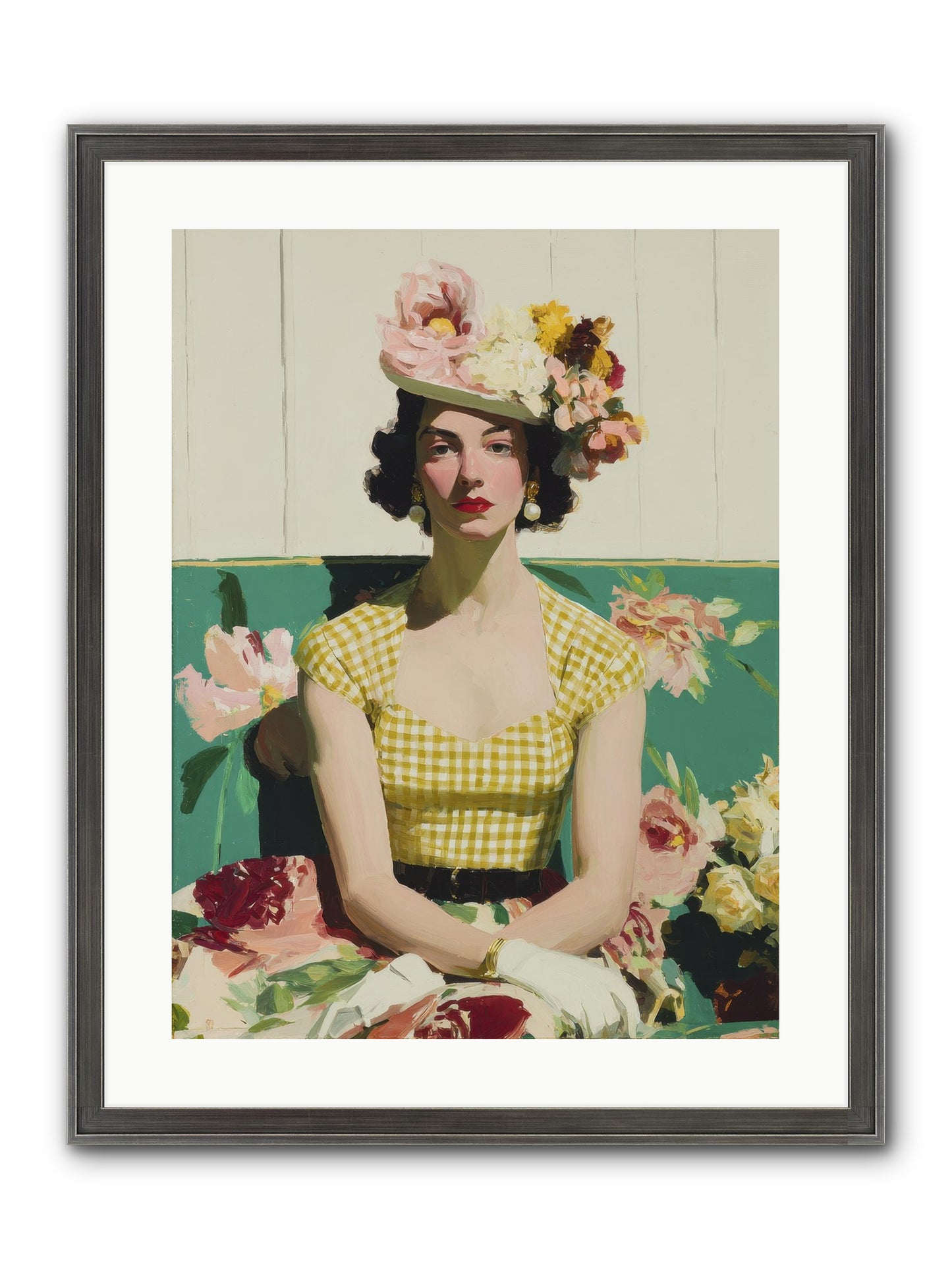 The One Who Commanded Spring Framed Print - Slimwoods Black/Silver 18x24