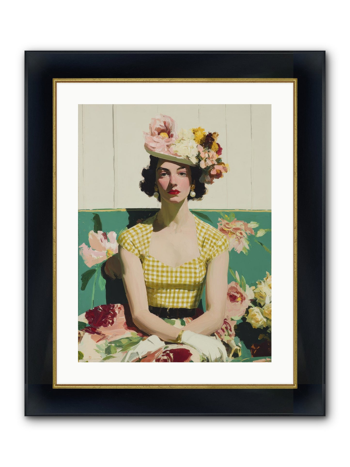 The One Who Commanded Spring Framed Print - Wide Black w/Gold 18x24