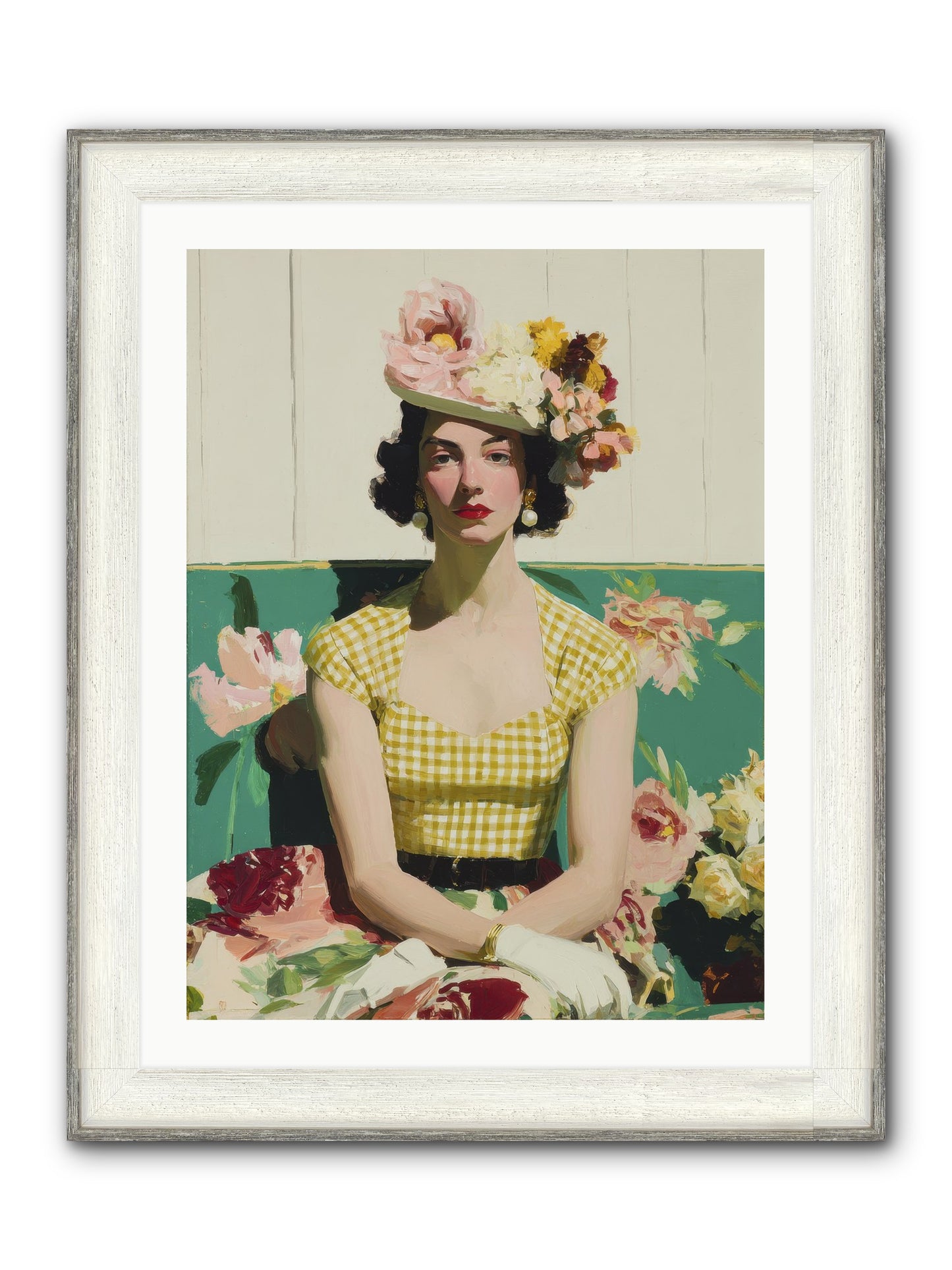 The One Who Commanded Spring Framed Print - Driftwood White 24x32