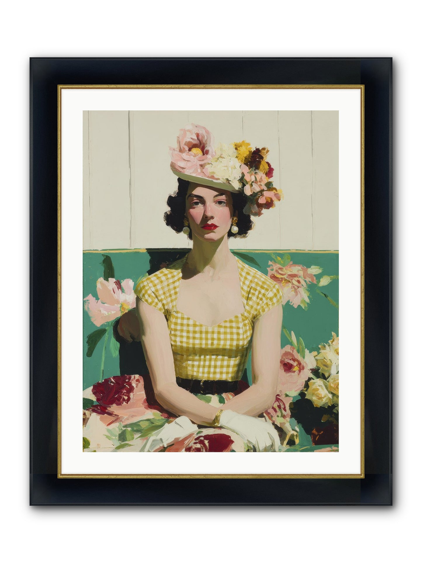 The One Who Commanded Spring Framed Print - Wide Black w/Gold 24x32