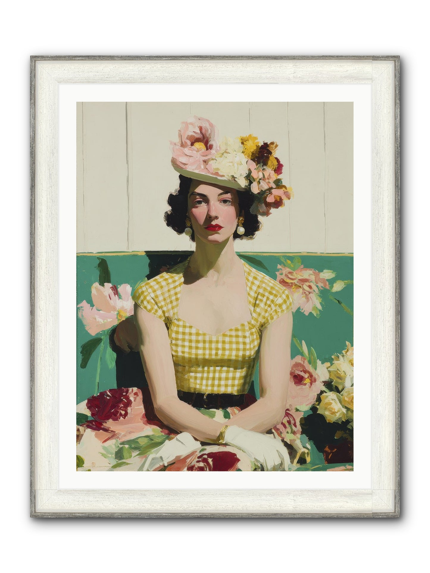 The One Who Commanded Spring Framed Print - Driftwood White 30x40