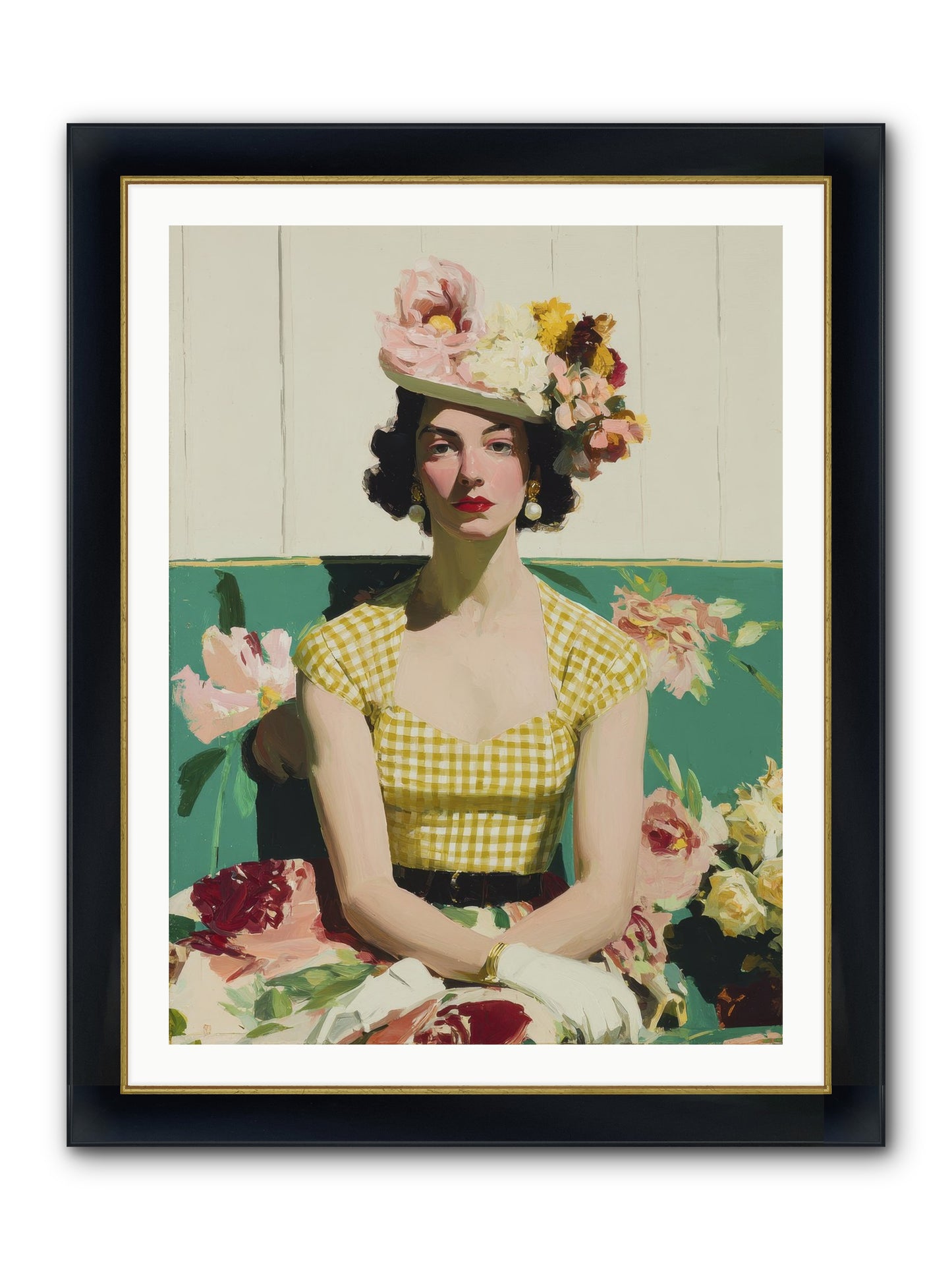 The One Who Commanded Spring Framed Print - Wide Black w/Gold 30x40