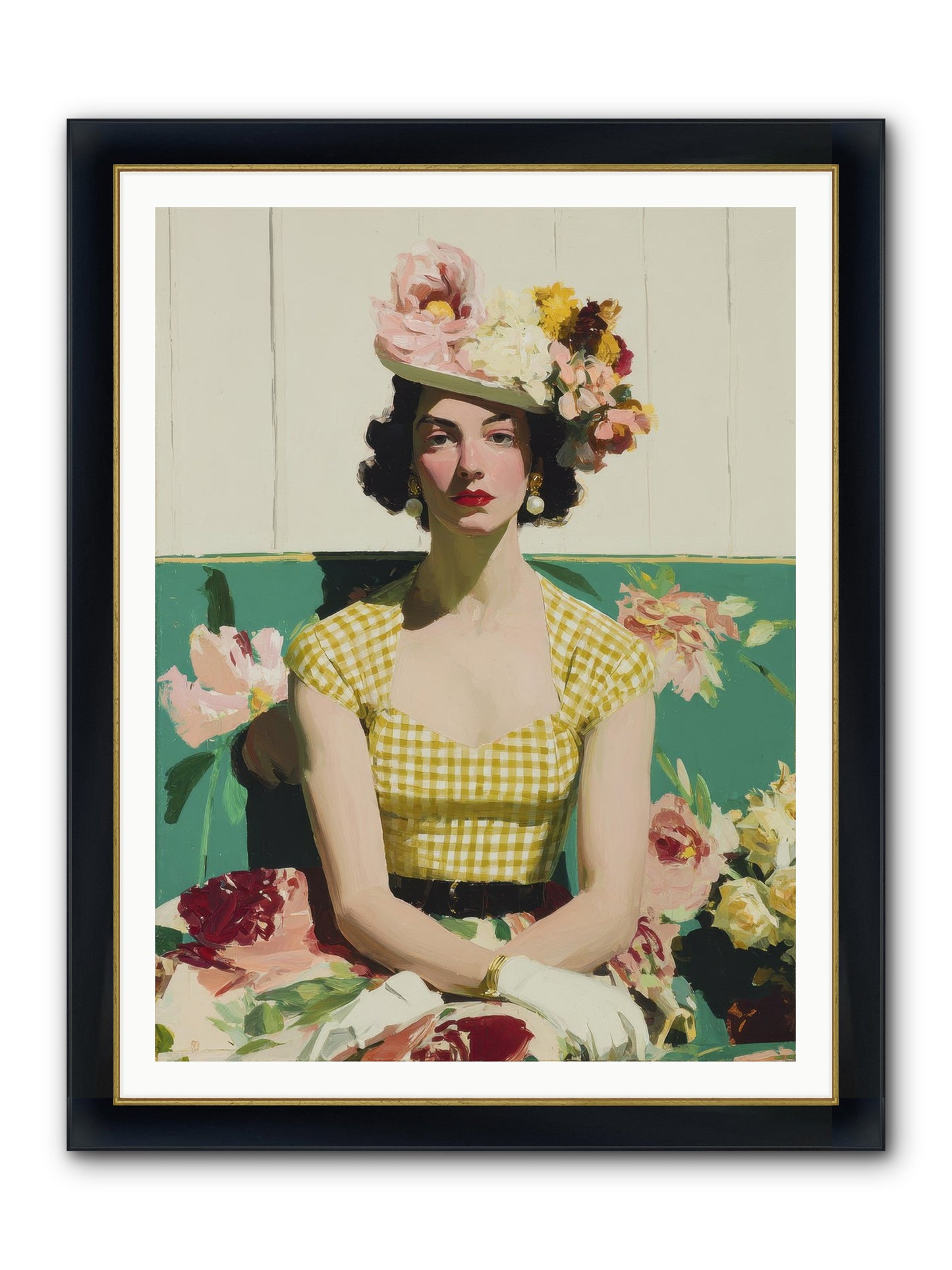 The One Who Commanded Spring Framed Print - Wide Black w/Gold 36x48