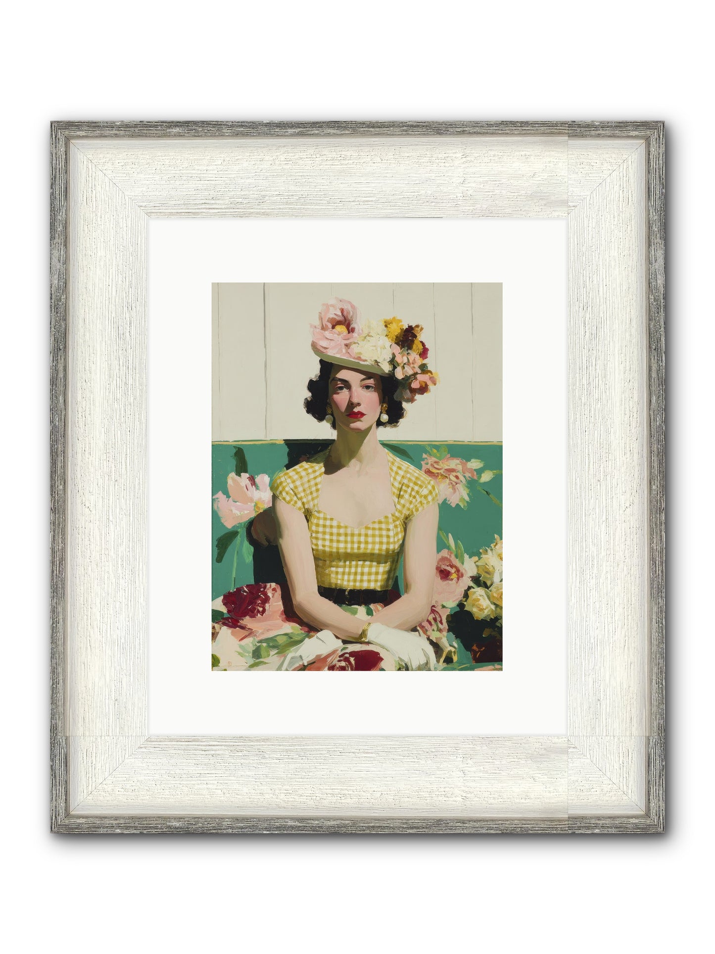 The One Who Commanded Spring Framed Print - Driftwood White 9x12