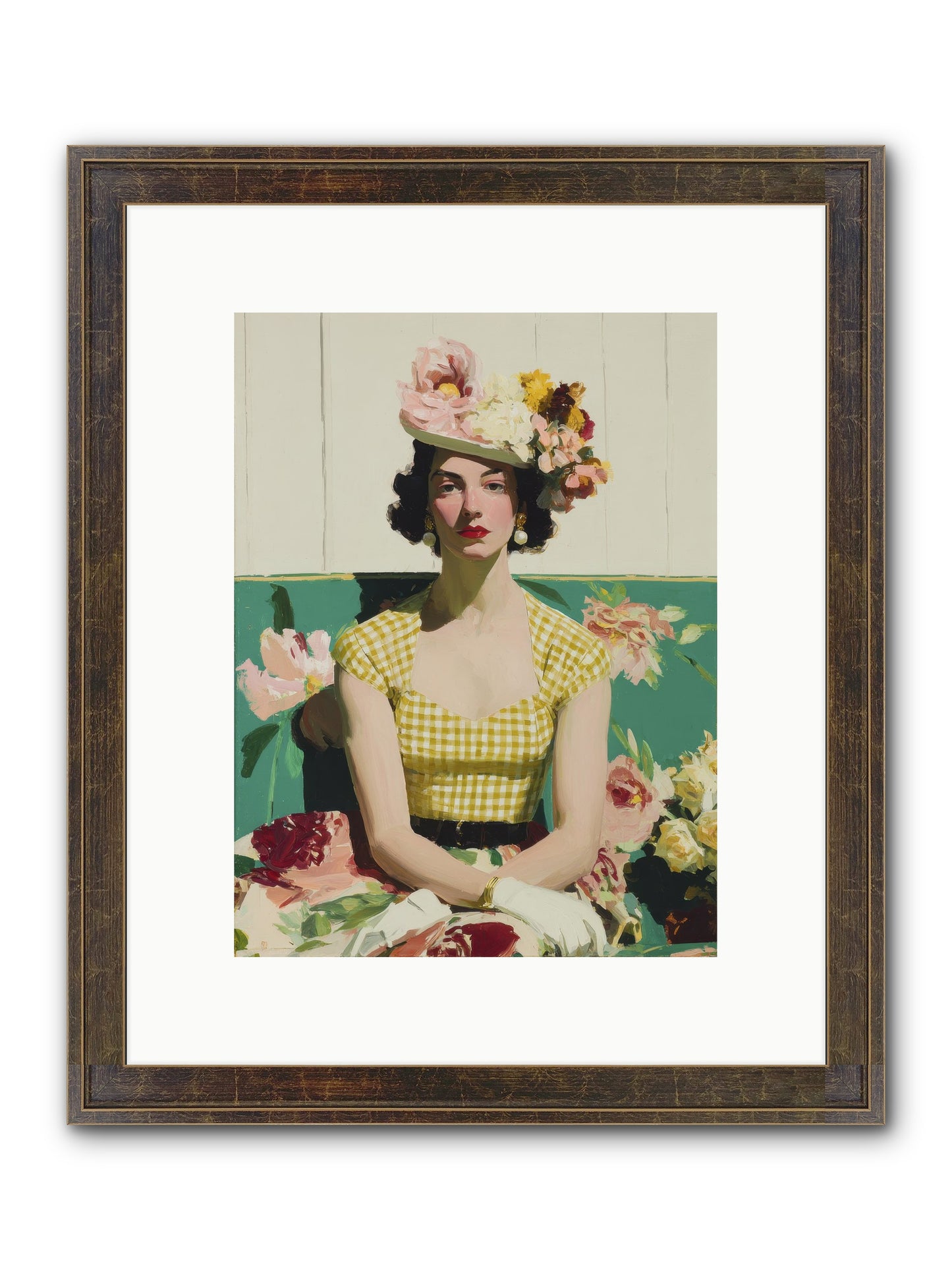 The One Who Commanded Spring Framed Print - Slimwoods Black/Gold 9x12