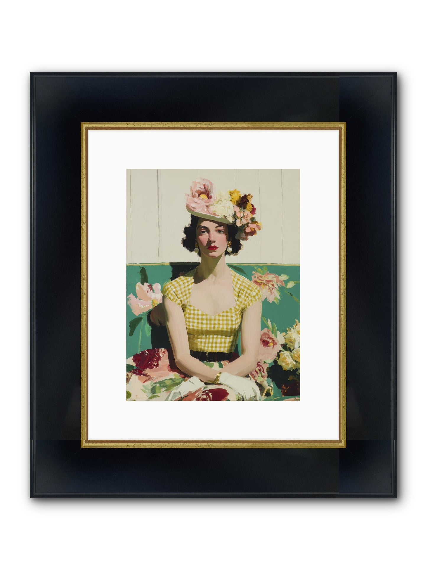 The One Who Commanded Spring Framed Print - Wide Black w/Gold 9x12