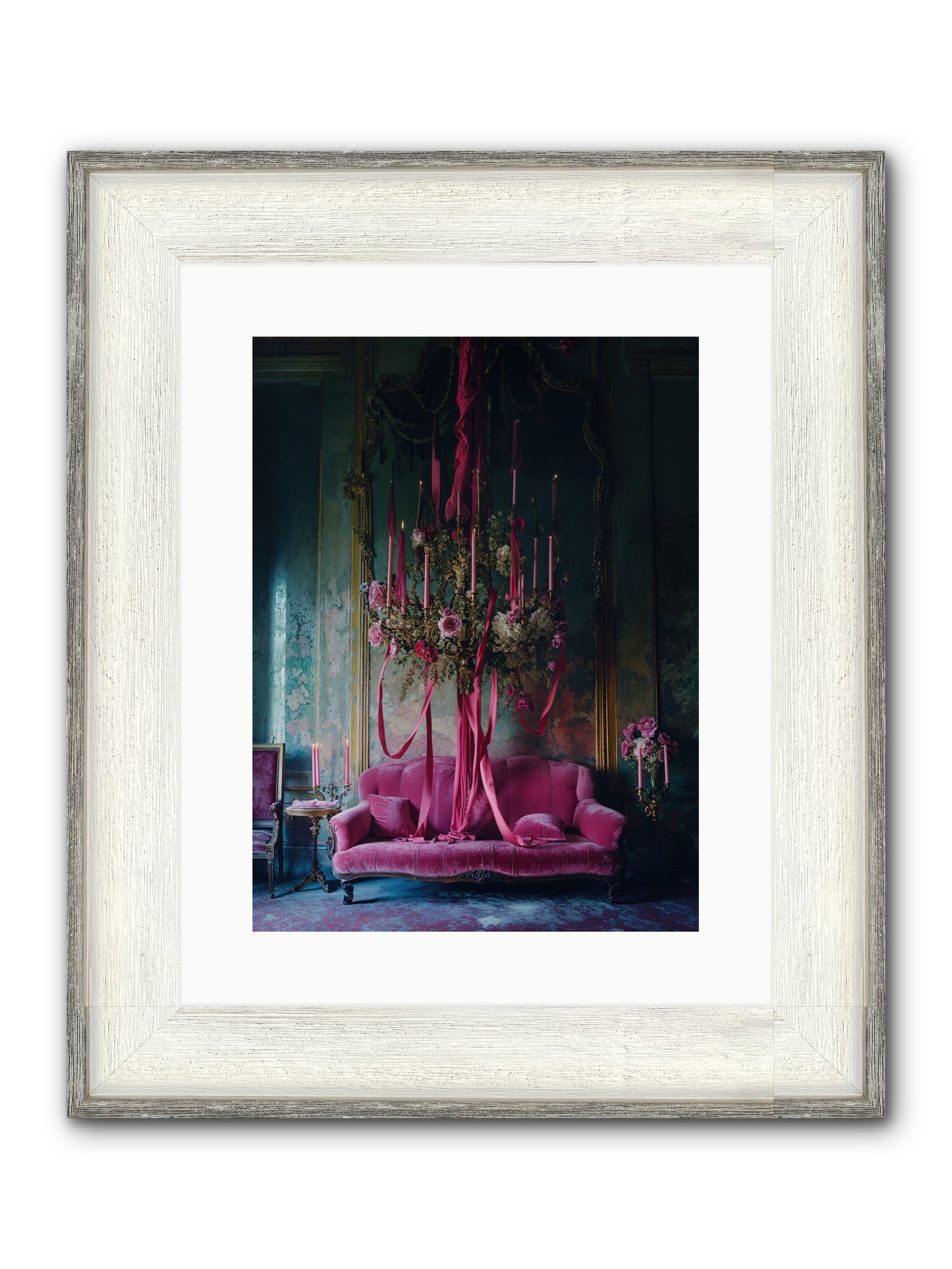 The Opera's Crown Framed Print - Driftwood White 12x16