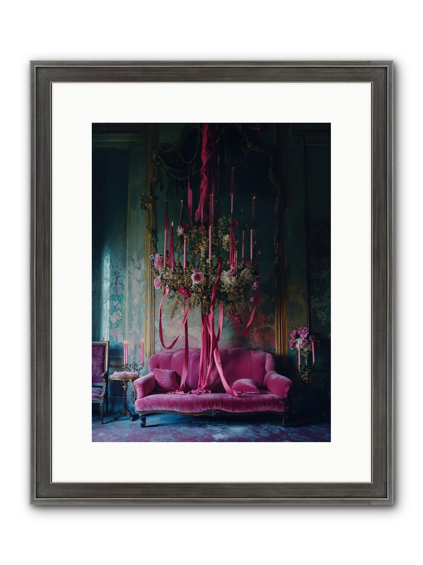 The Opera's Crown Framed Print - Slimwoods Black/Silver 12x16