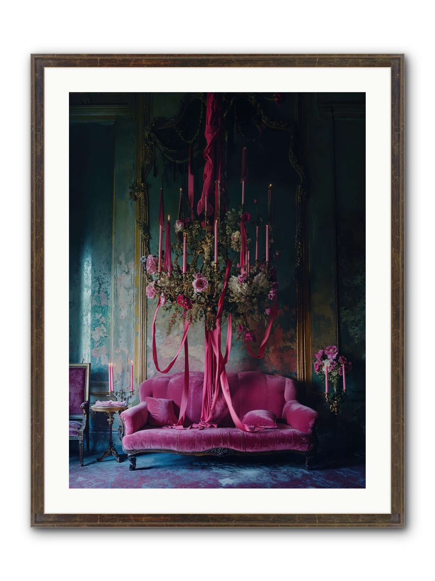 The Opera's Crown Framed Print - Slimwoods Black/Gold 24x32