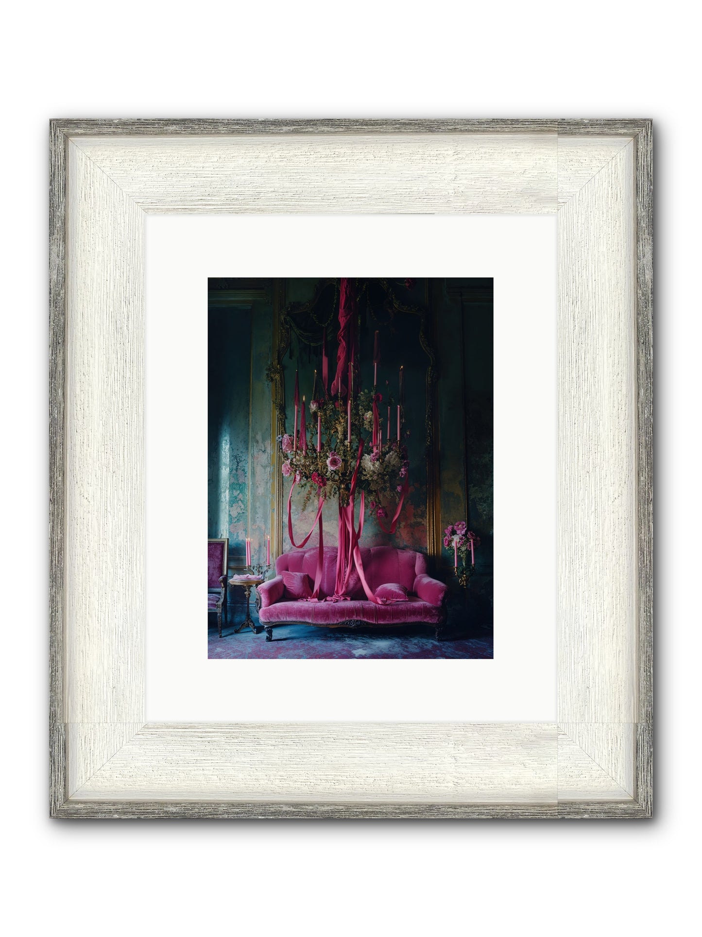 The Opera's Crown Framed Print - Driftwood White 9x12