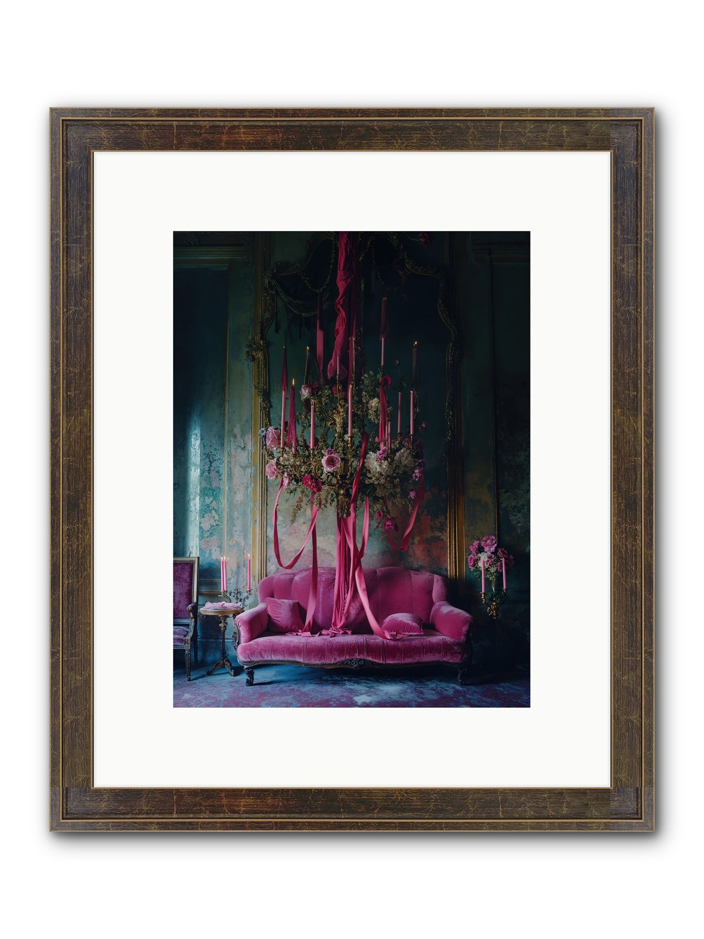 The Opera's Crown Framed Print - Slimwoods Black/Gold 9x12