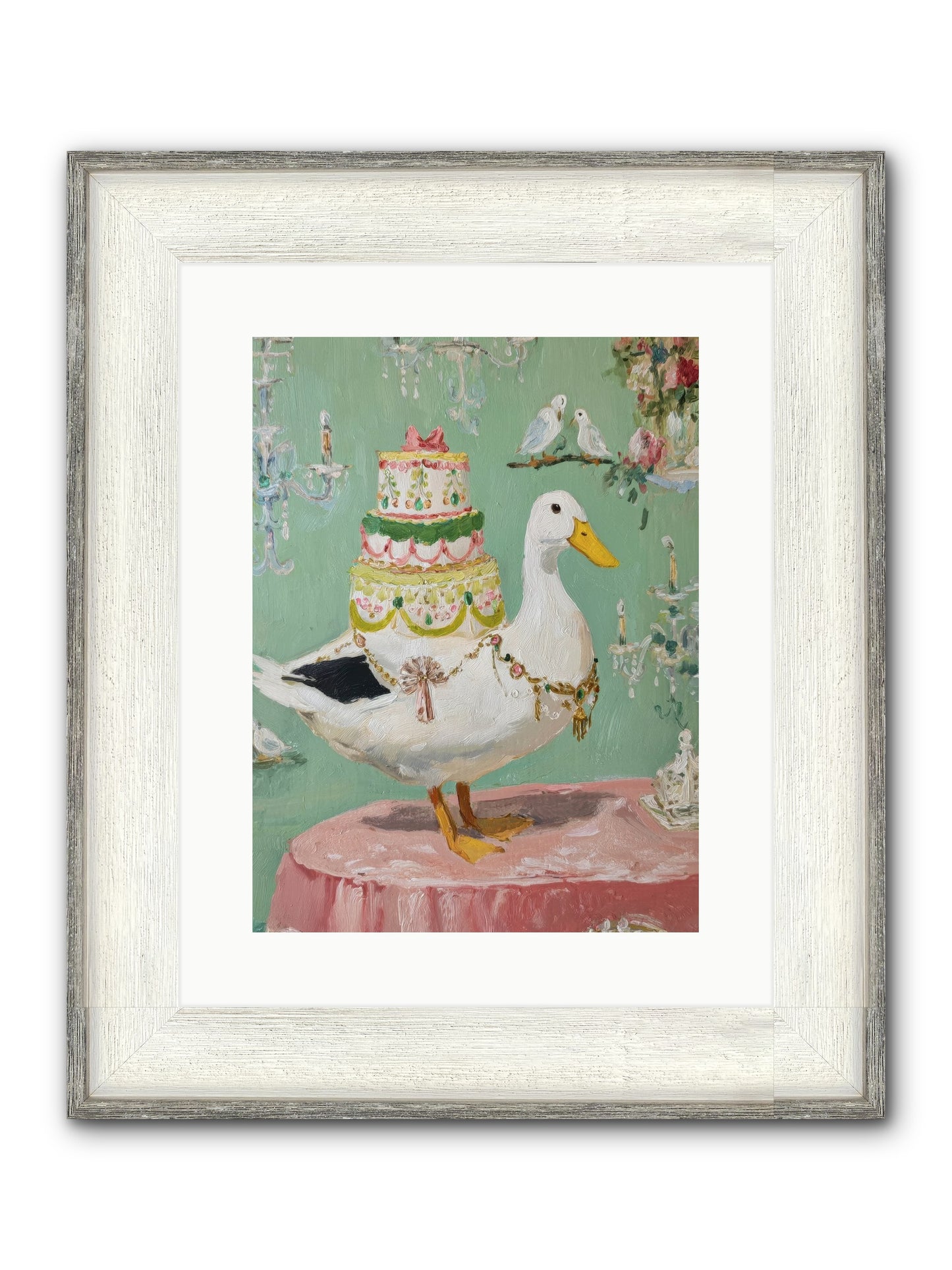 The Opulent Daydream Framed Print - Driftwood White 12x16
