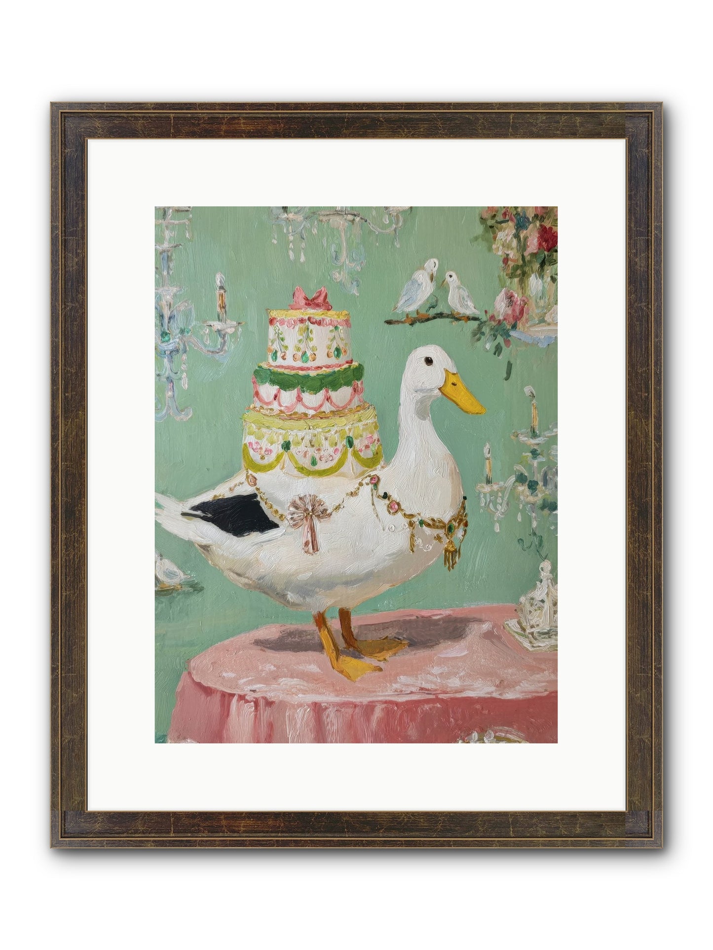 The Opulent Daydream Framed Print - Slimwoods Black/Gold 12x16