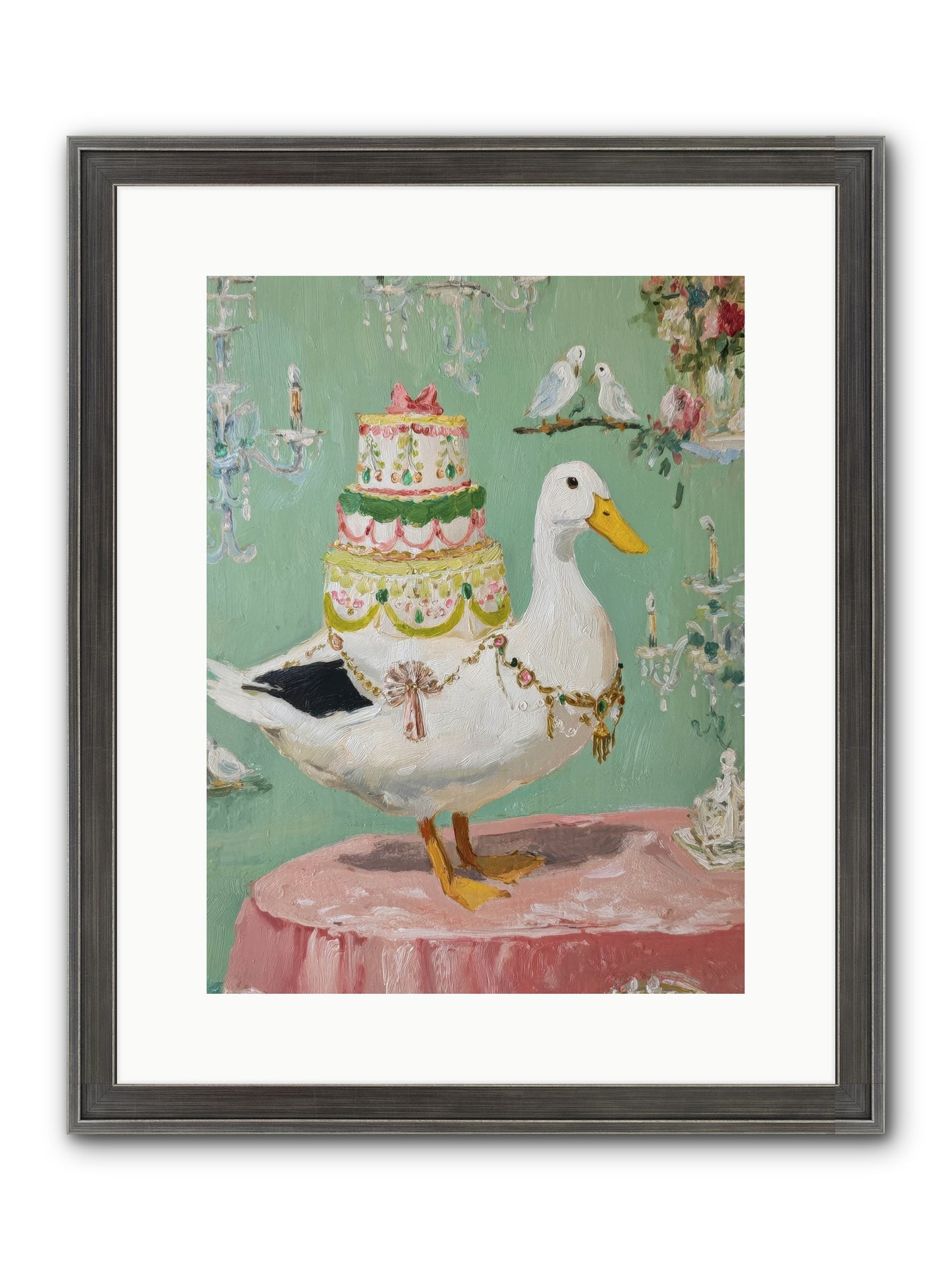 The Opulent Daydream Framed Print - Slimwoods Black/Silver 12x16