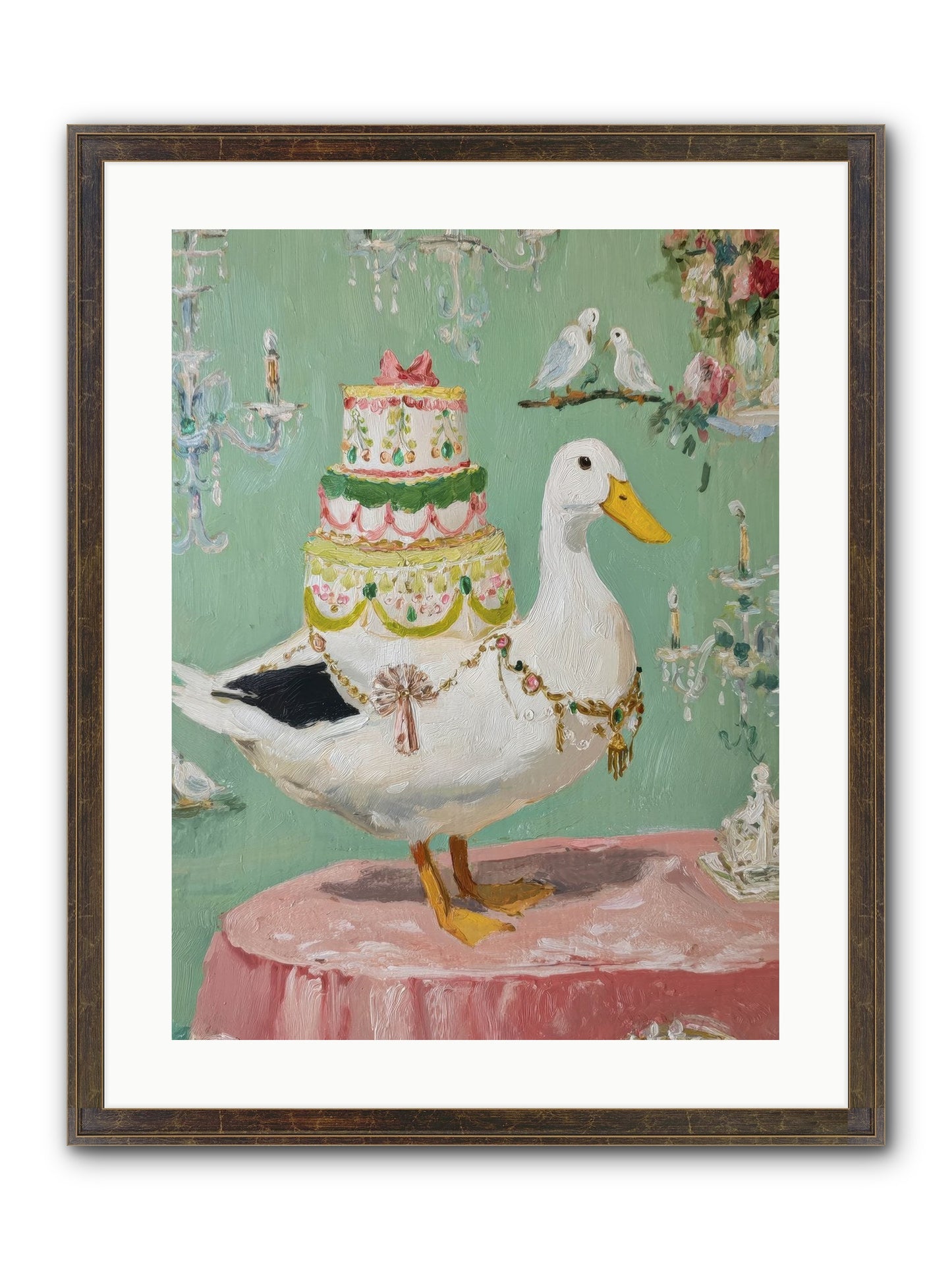 The Opulent Daydream Framed Print - Slimwoods Black/Gold 18x24