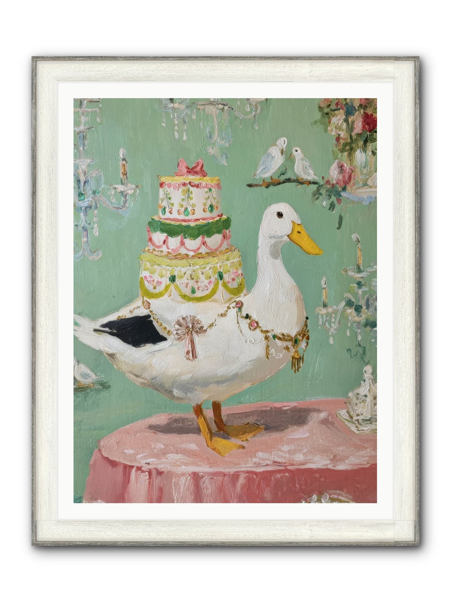 The Opulent Daydream Framed Print - Driftwood White 36x48